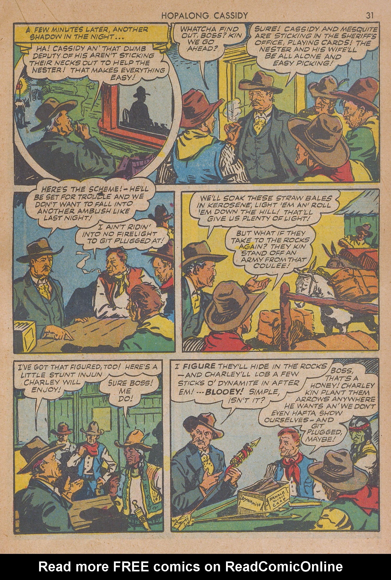 Read online Hopalong Cassidy comic -  Issue #1 - 31