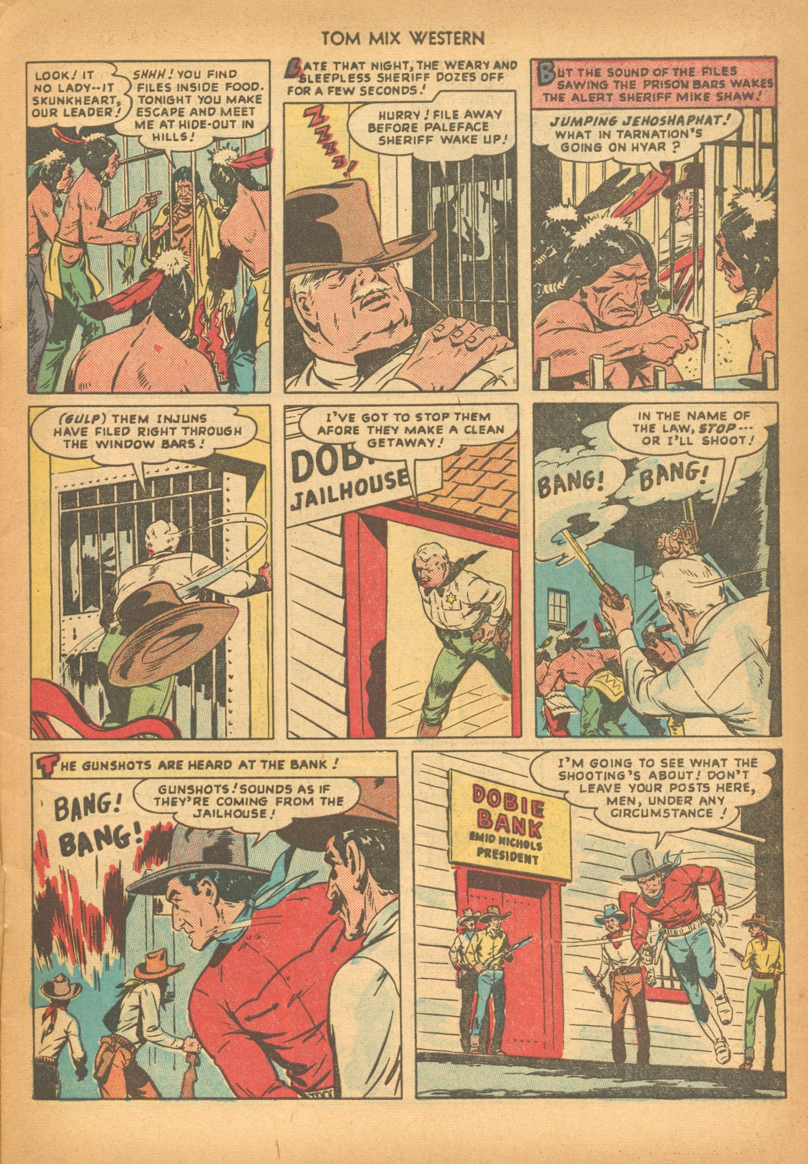 Read online Tom Mix Western (1948) comic -  Issue #18 - 7