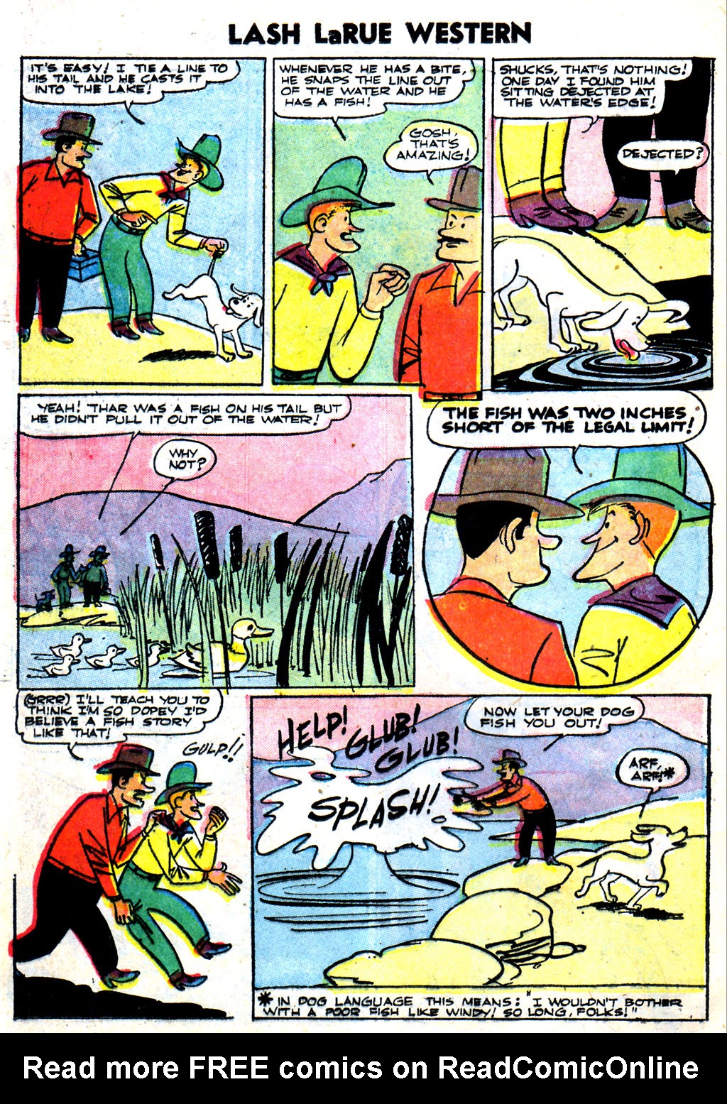 Read online Lash Larue Western (1949) comic -  Issue #59 - 24