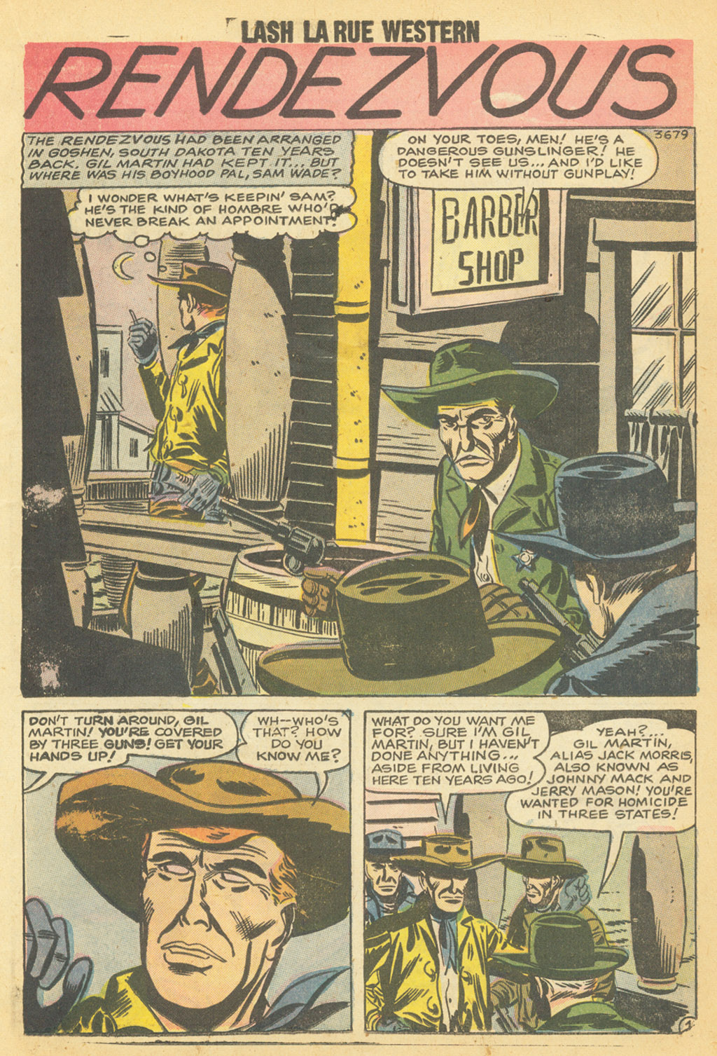 Read online Lash Larue Western (1949) comic -  Issue #68 - 36