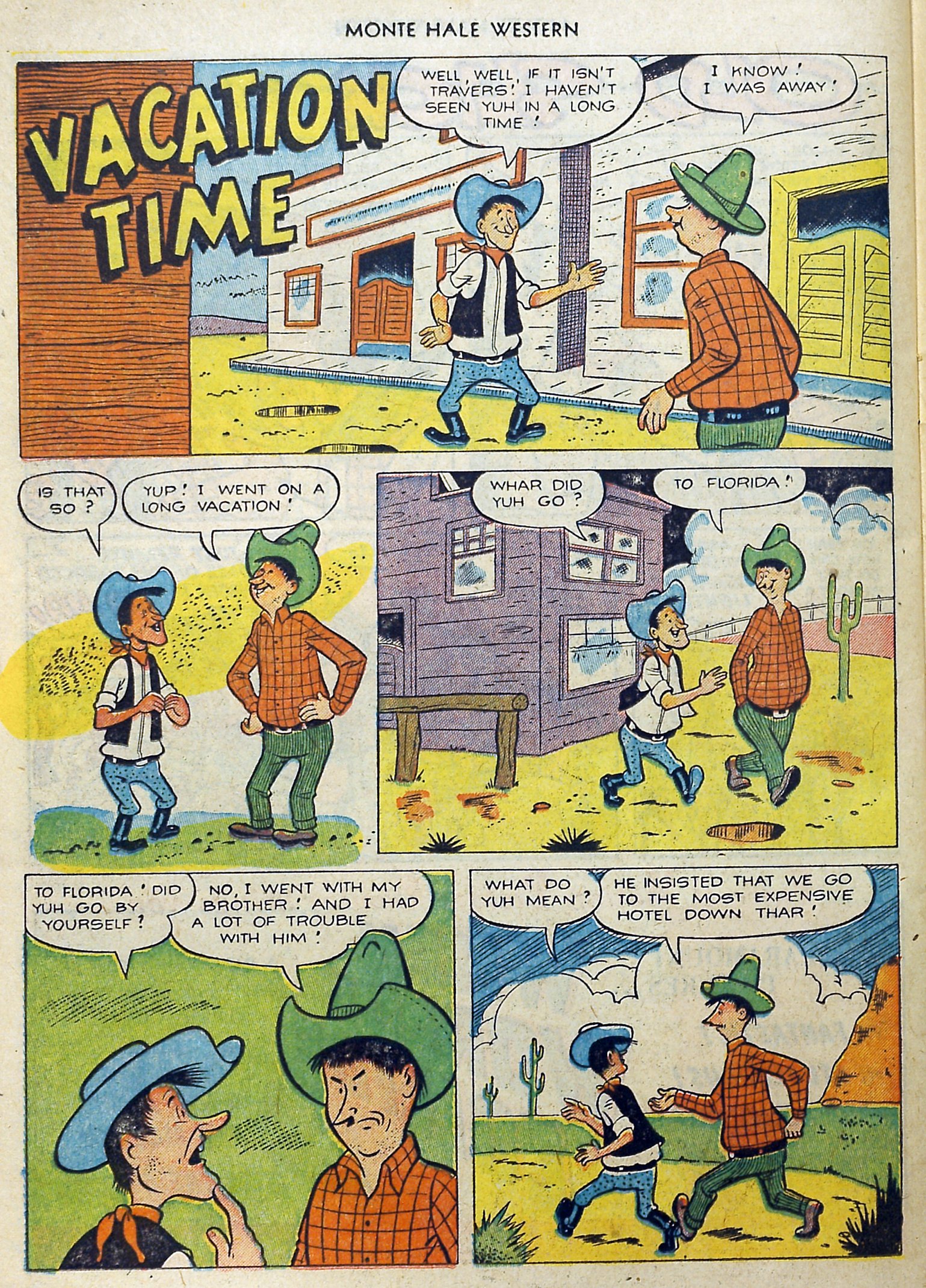 Read online Monte Hale Western comic -  Issue #71 - 25