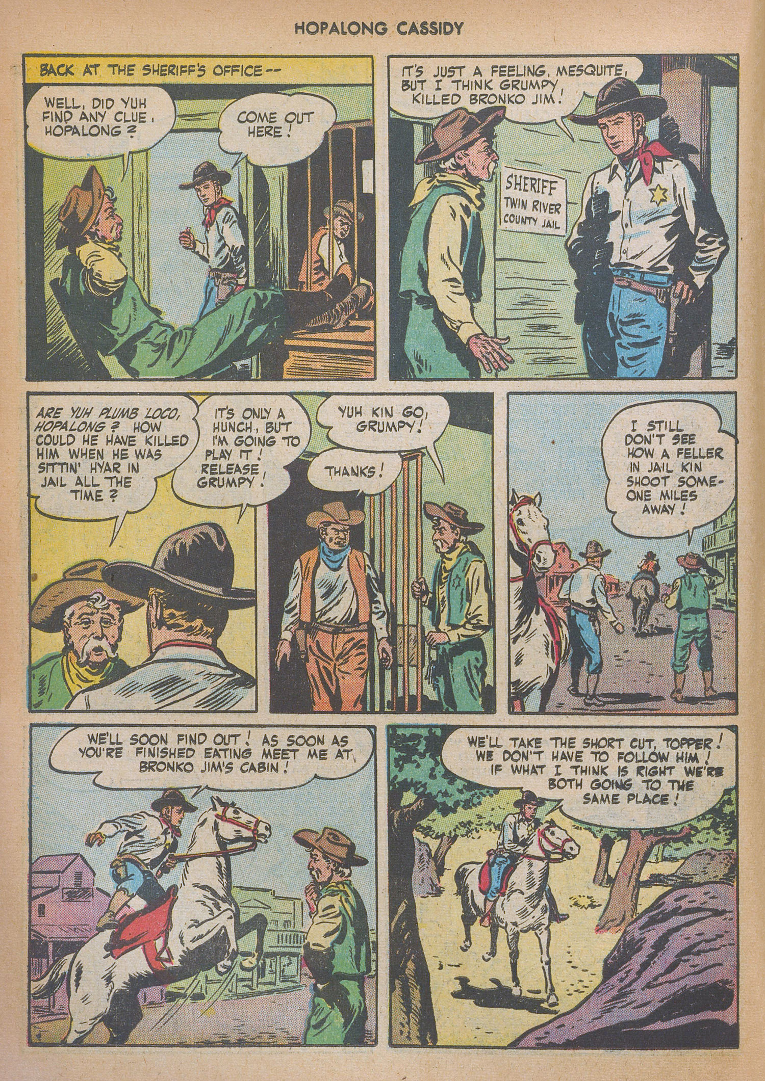 Read online Hopalong Cassidy comic -  Issue #6 - 18