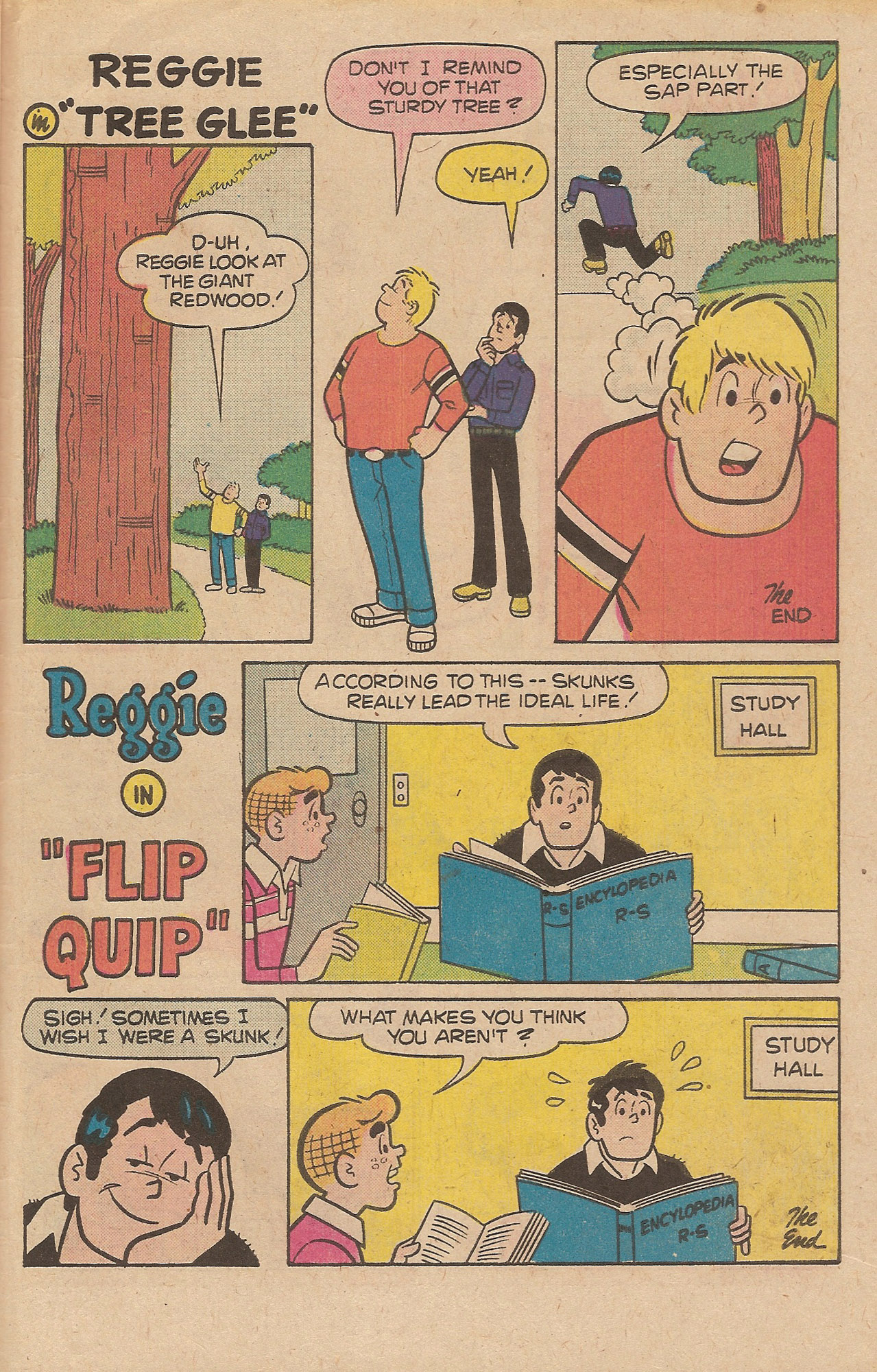 Read online Reggie's Wise Guy Jokes comic -  Issue #42 - 31