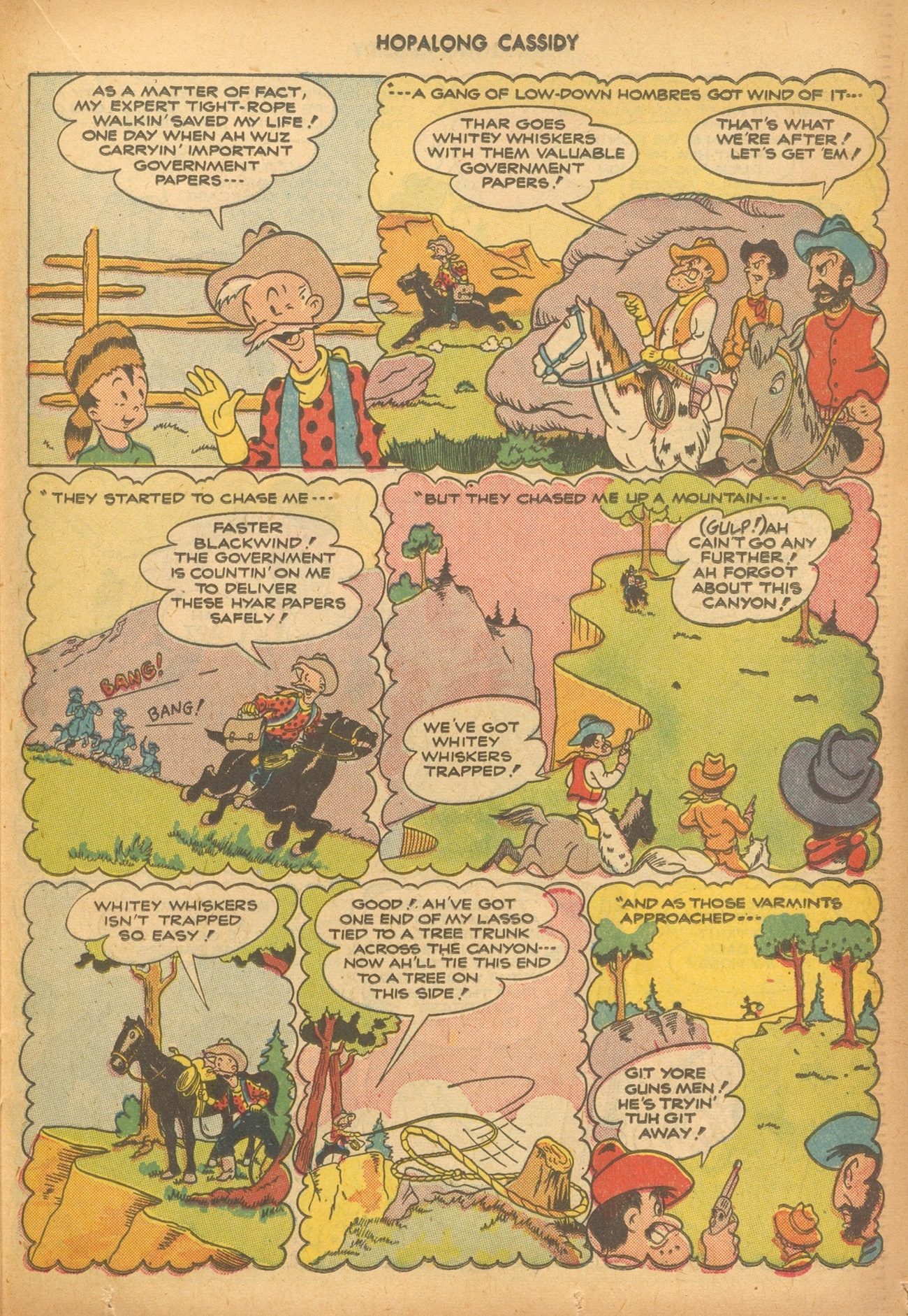 Read online Hopalong Cassidy comic -  Issue #12 - 35