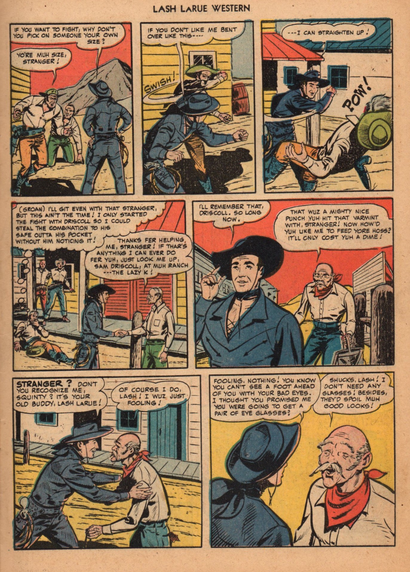 Read online Lash Larue Western (1949) comic -  Issue #2 - 13