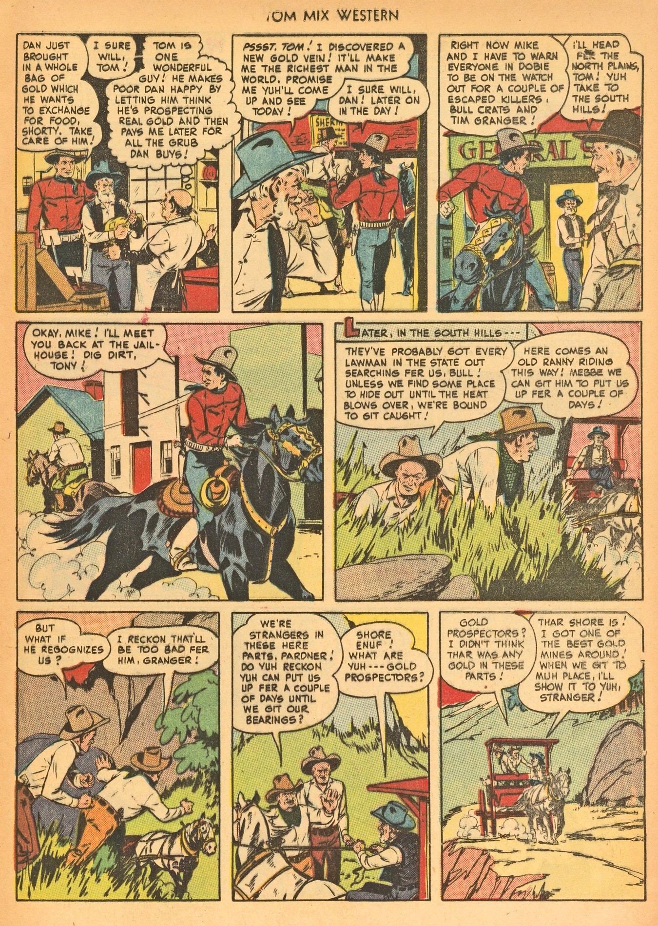 Read online Tom Mix Western (1948) comic -  Issue #22 - 17