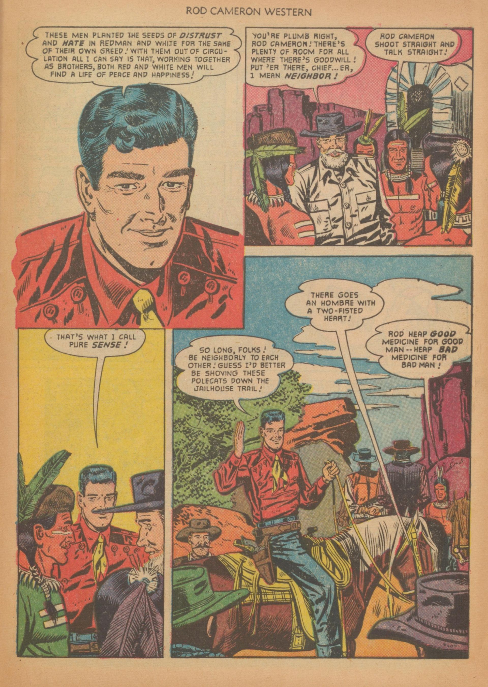 Read online Rod Cameron Western comic -  Issue #12 - 33