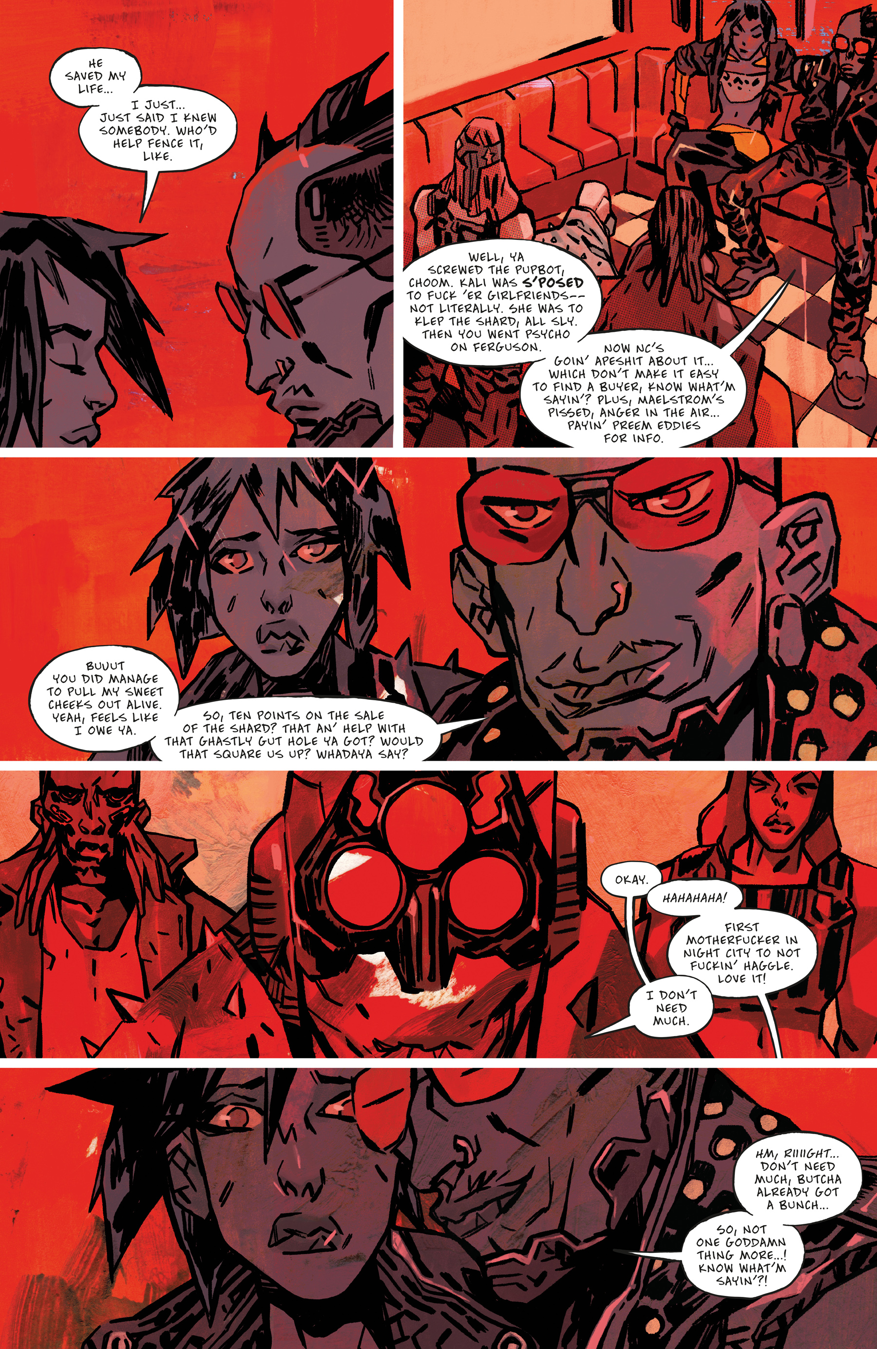 Read online Cyberpunk 2077: XOXO comic -  Issue #3 - 7