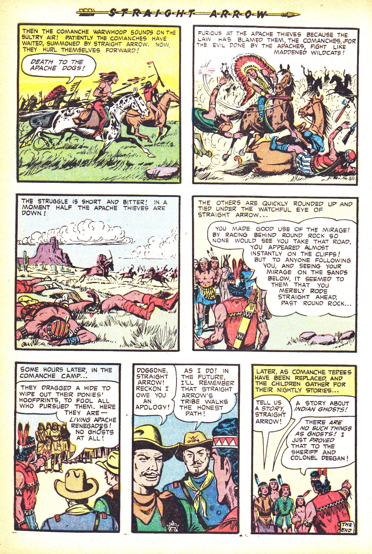 Read online Straight Arrow comic -  Issue #30 - 10