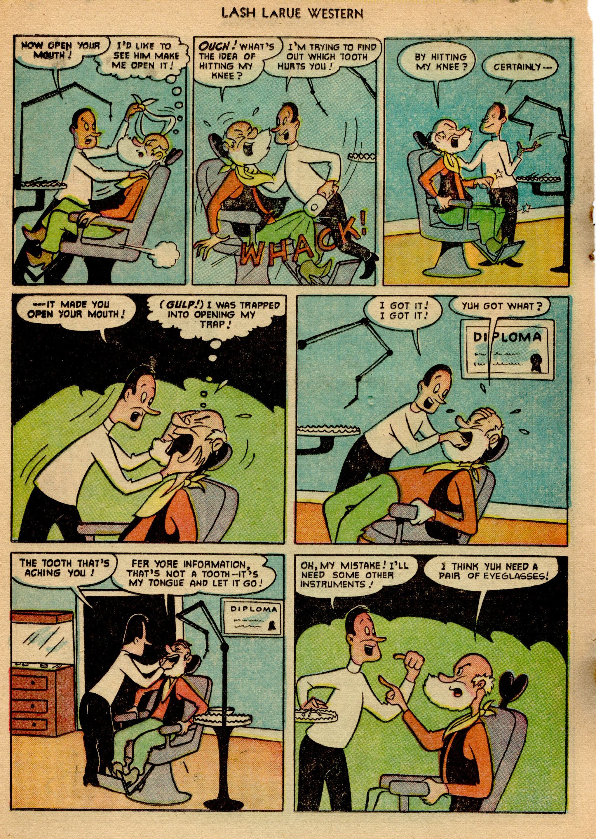 Read online Lash Larue Western (1949) comic -  Issue #23 - 19