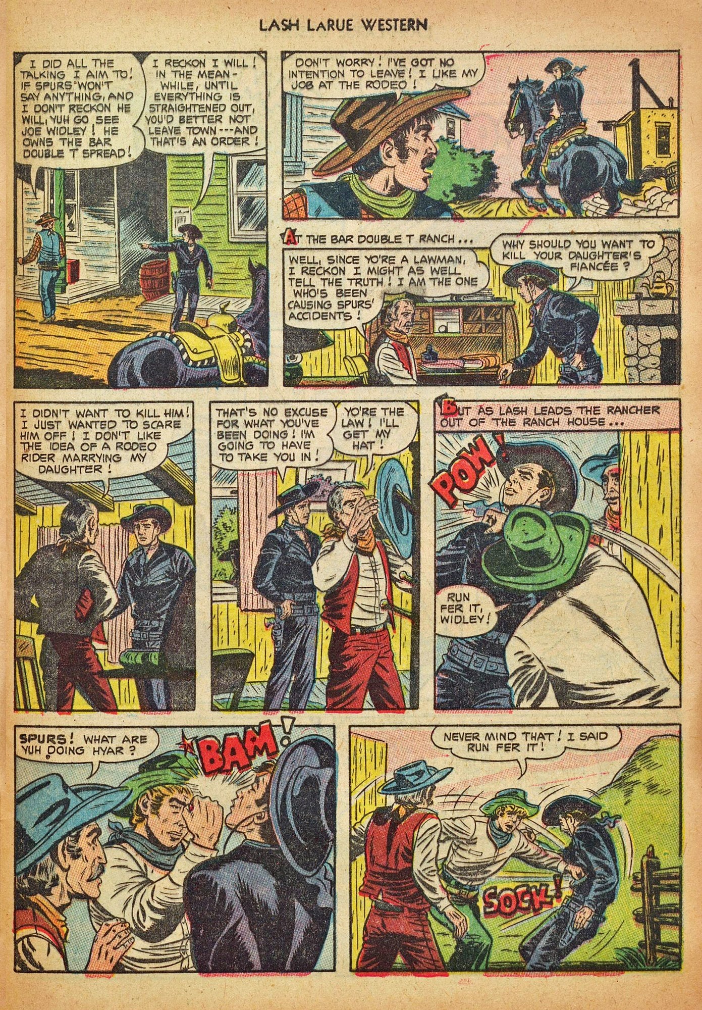 Read online Lash Larue Western (1949) comic -  Issue #44 - 33