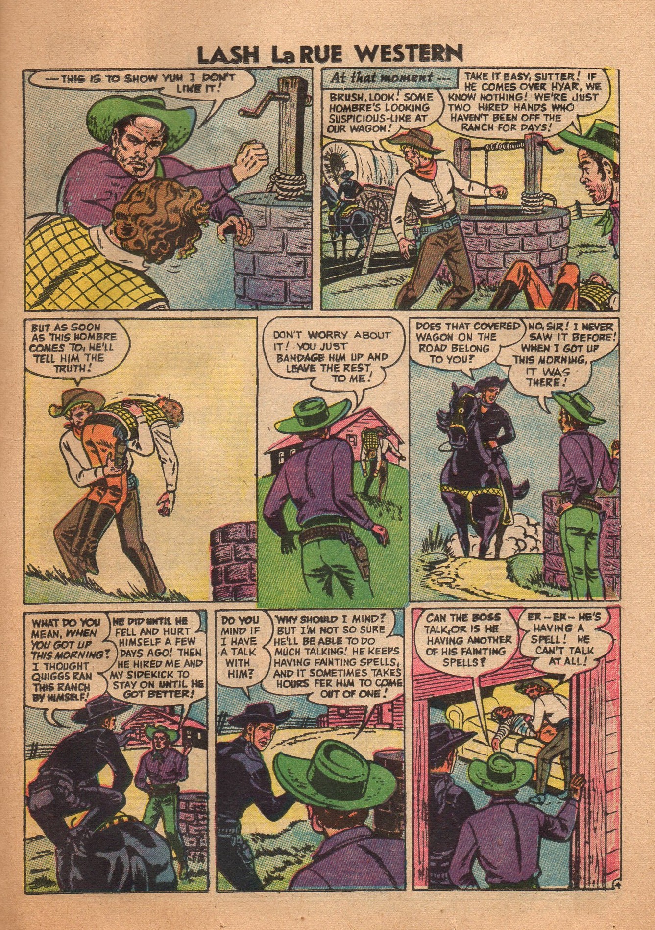 Read online Lash Larue Western (1949) comic -  Issue #62 - 23