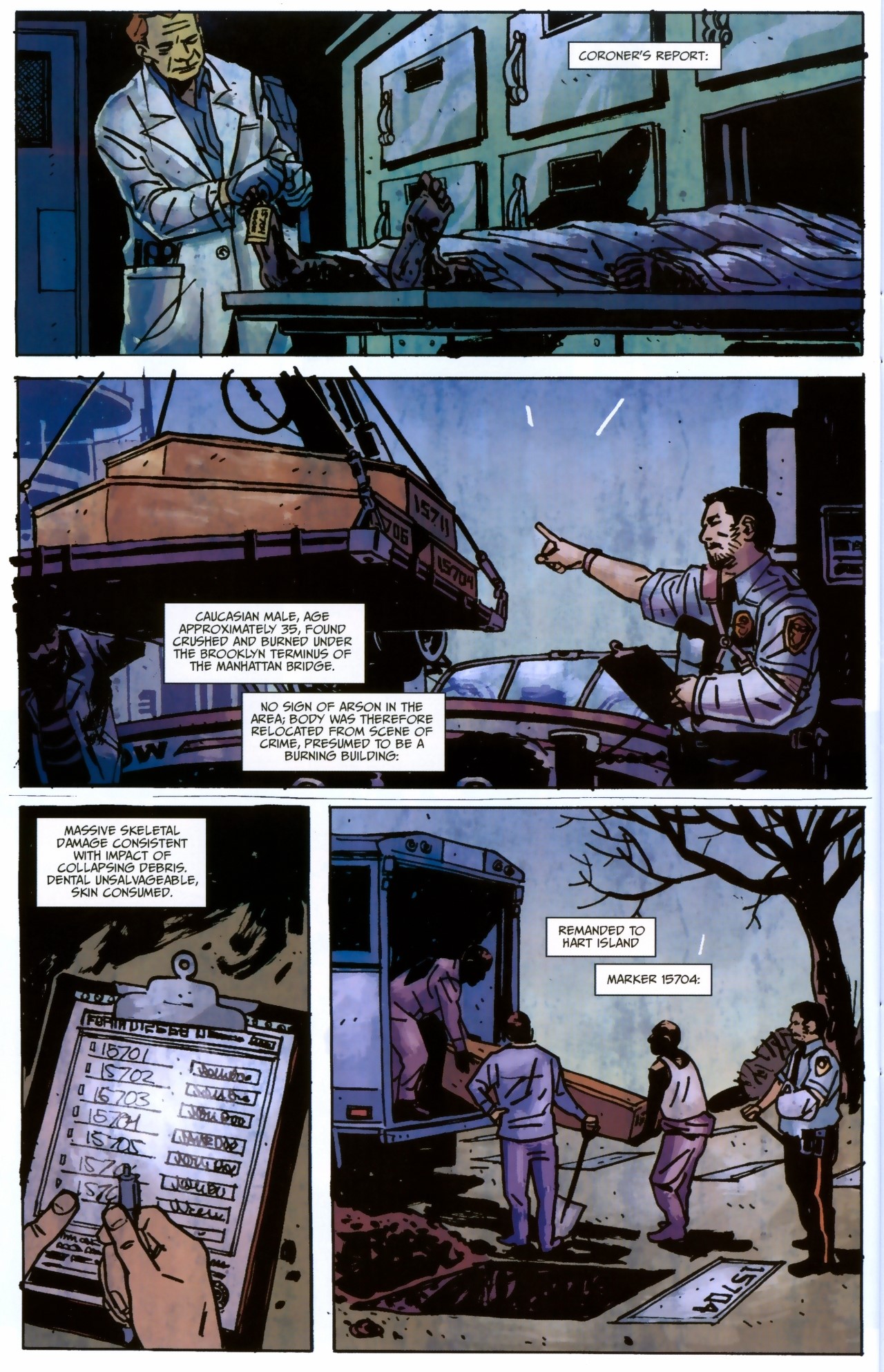 Read online Potter's Field comic -  Issue #3 - 22