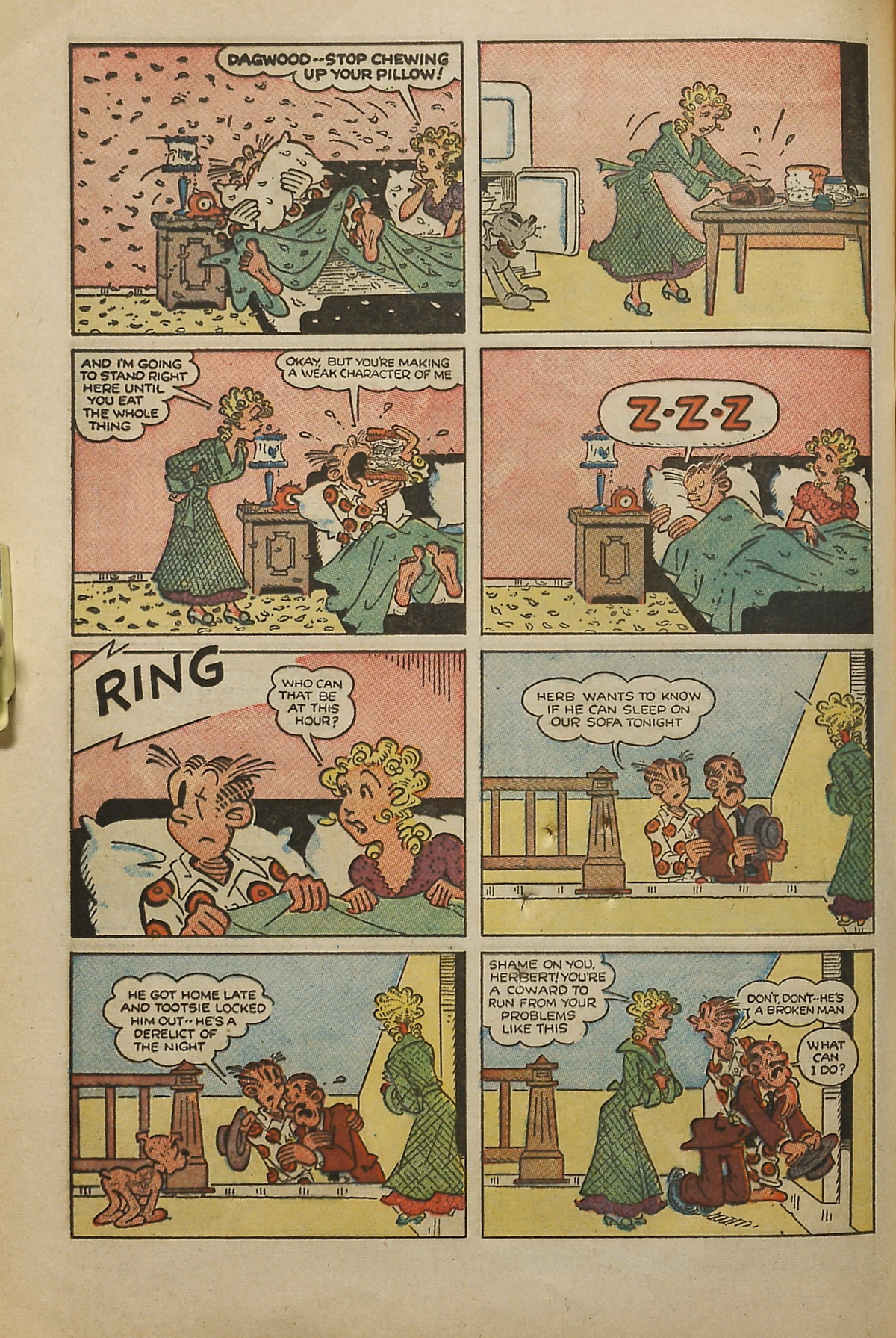 Read online Blondie Comics (1960) comic -  Issue #159 - 62