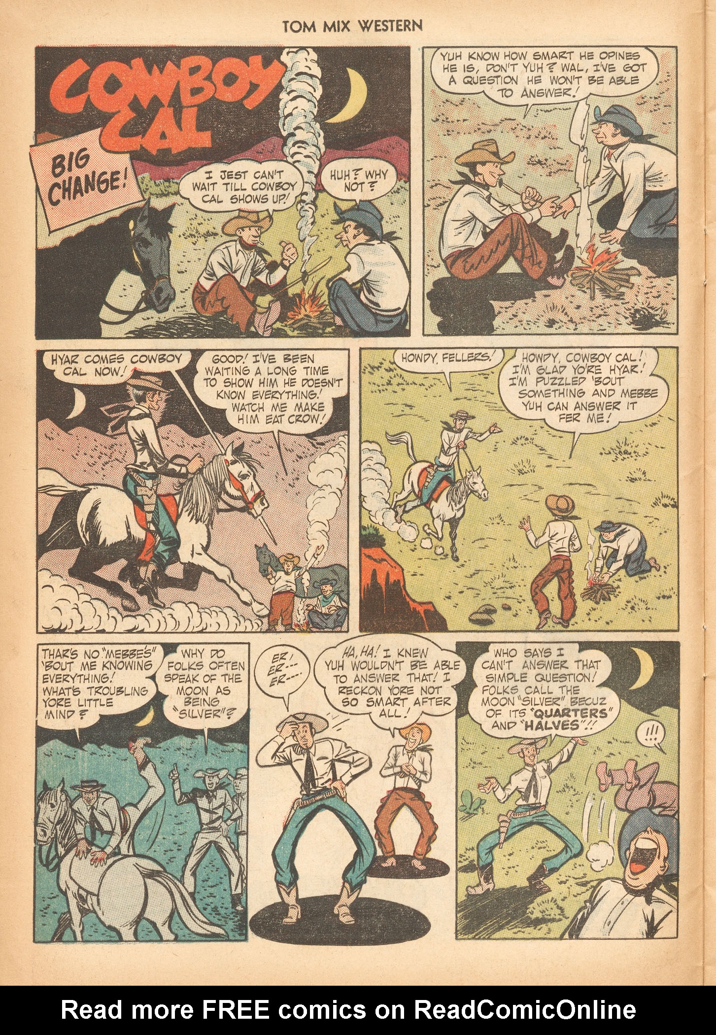 Read online Tom Mix Western (1948) comic -  Issue #23 - 12