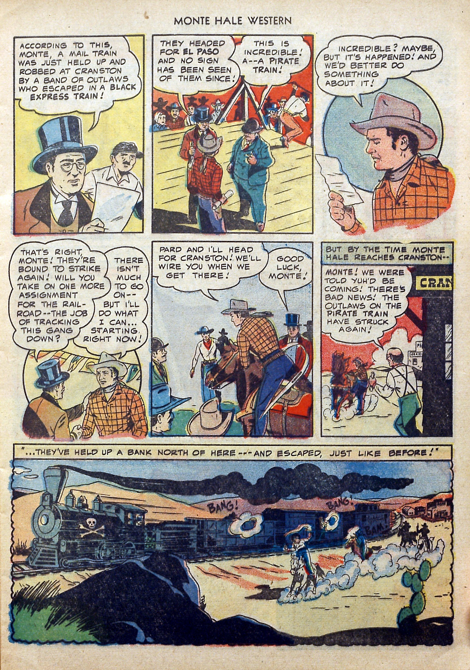 Read online Monte Hale Western comic -  Issue #40 - 17