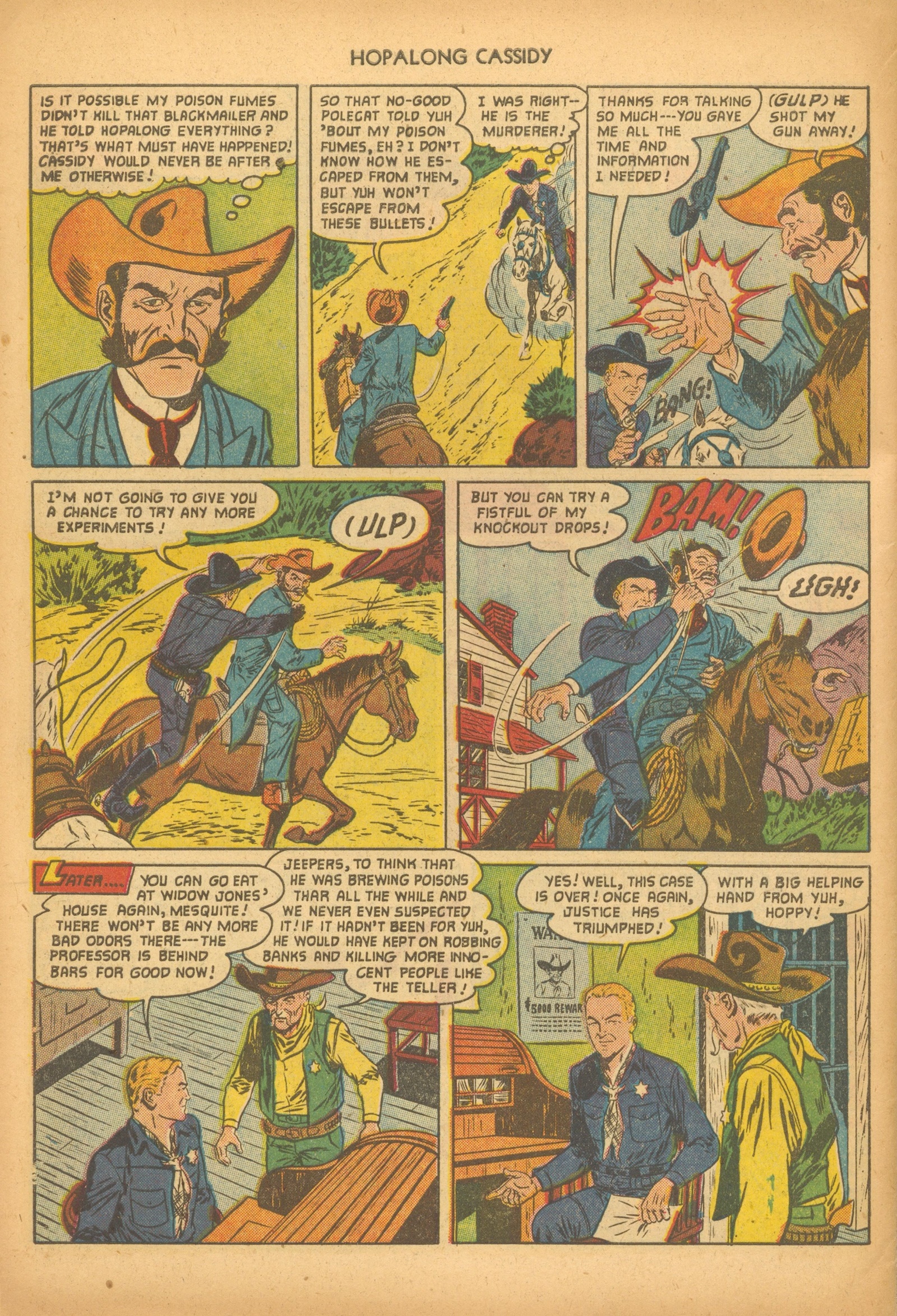 Read online Hopalong Cassidy comic -  Issue #67 - 34