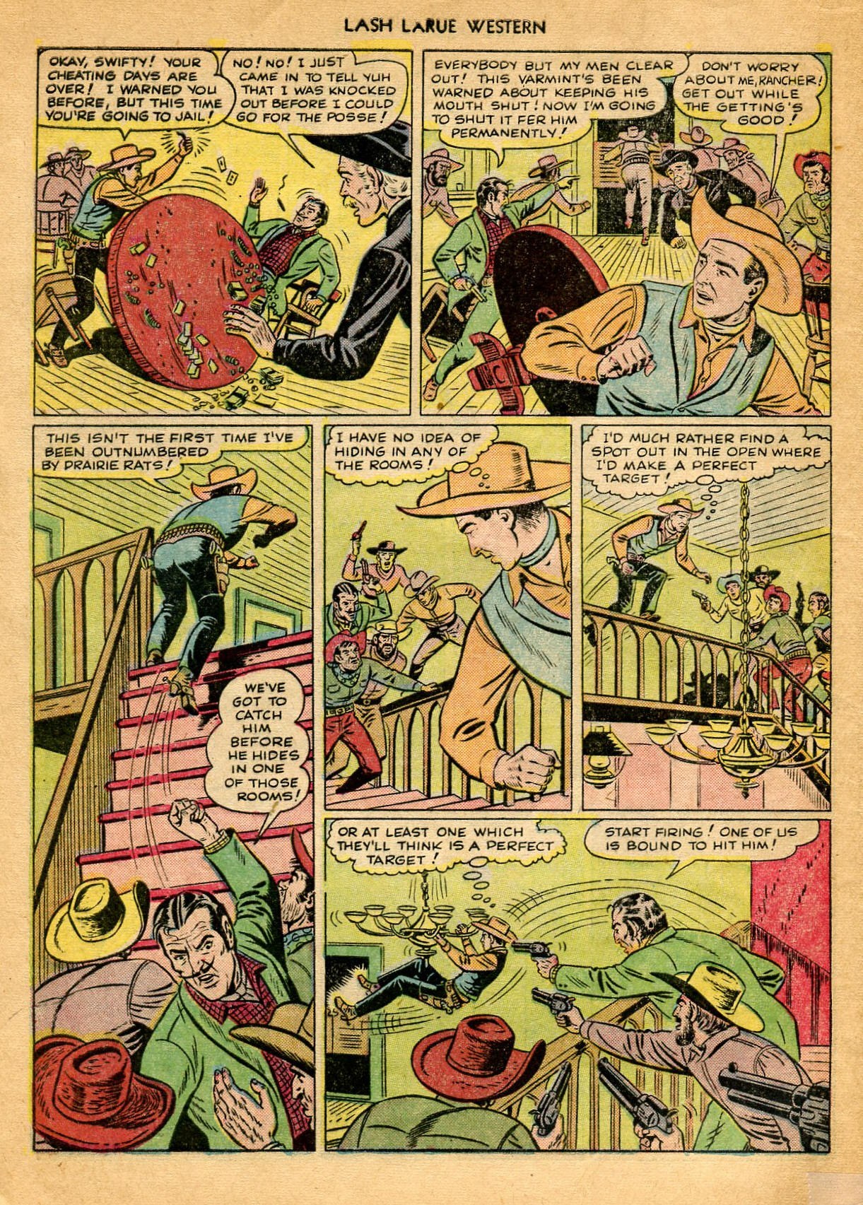 Read online Lash Larue Western (1949) comic -  Issue #9 - 8