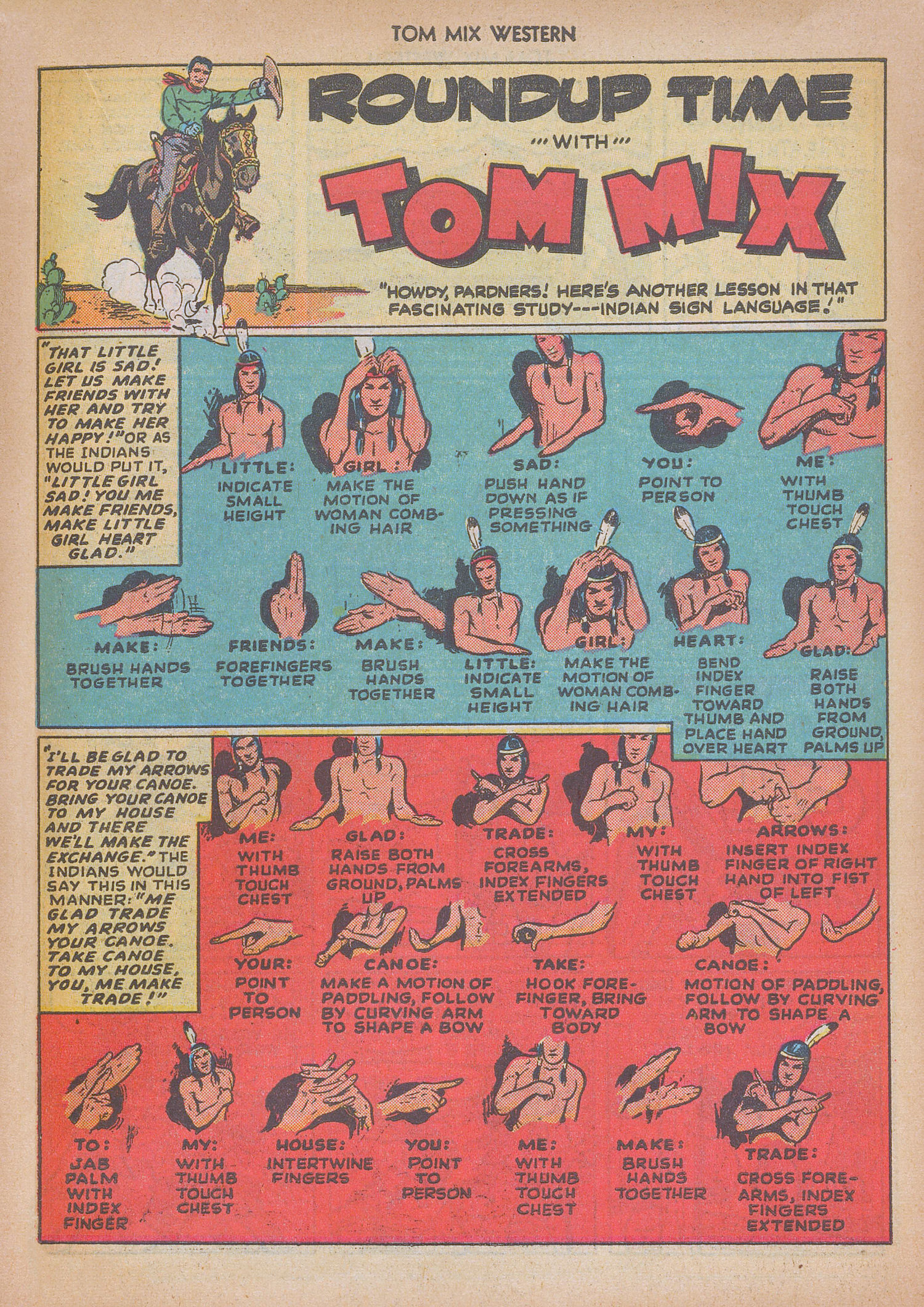 Read online Tom Mix Western (1948) comic -  Issue #14 - 39