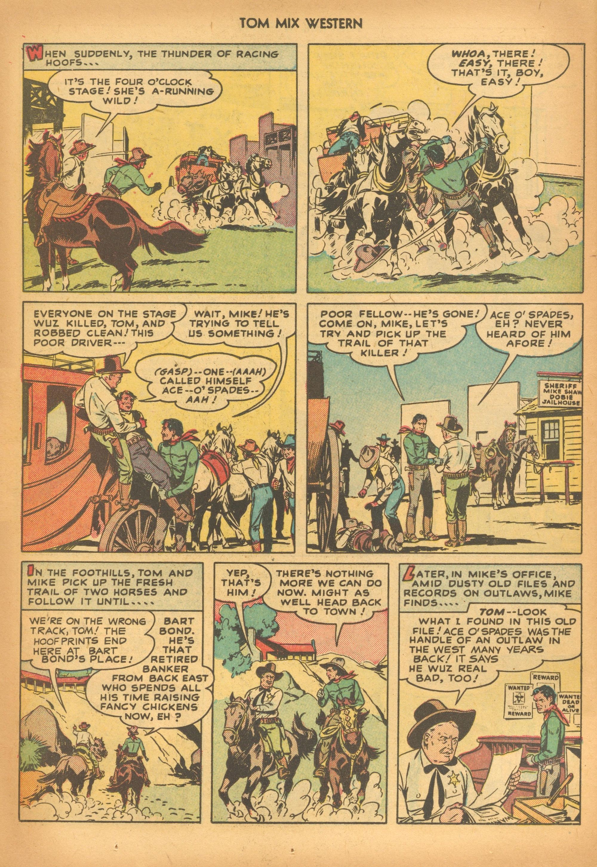 Read online Tom Mix Western (1948) comic -  Issue #16 - 30
