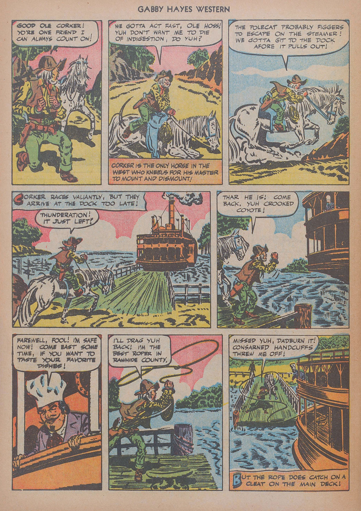 Read online Gabby Hayes Western comic -  Issue #14 - 32