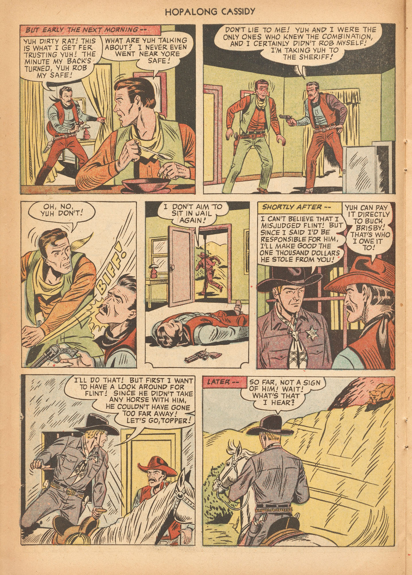 Read online Hopalong Cassidy comic -  Issue #56 - 22