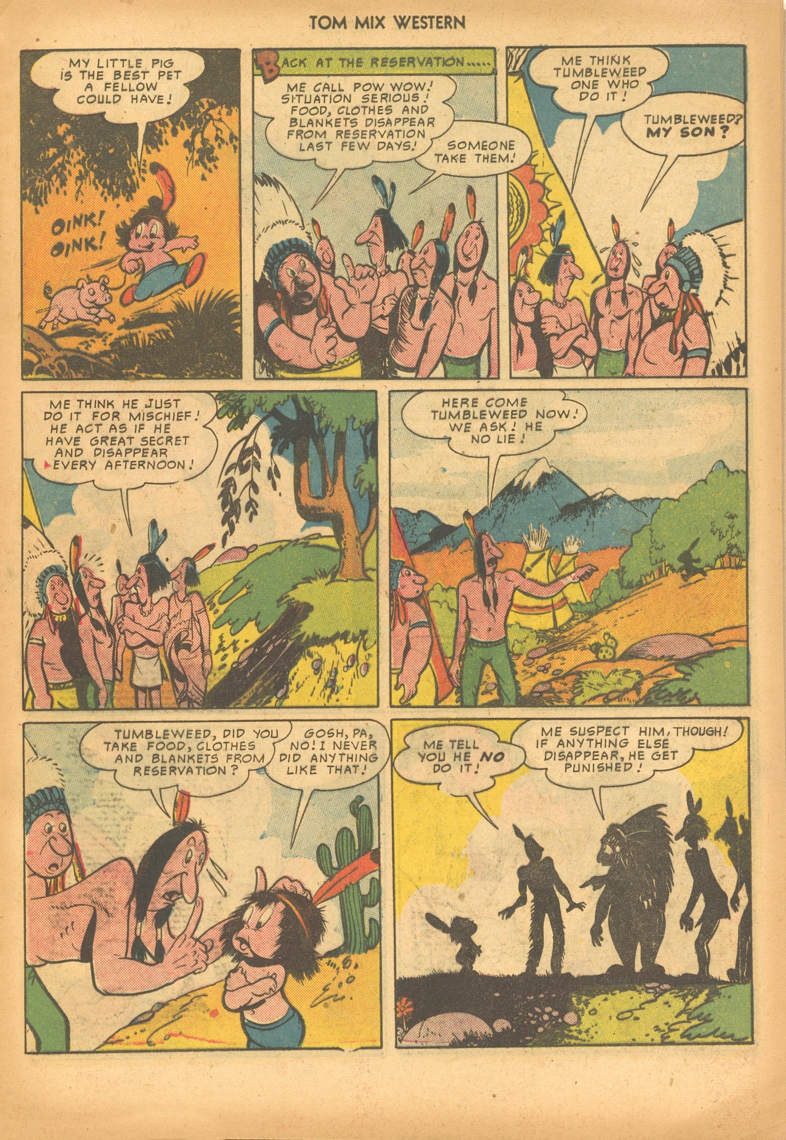 Read online Tom Mix Western (1948) comic -  Issue #30 - 13