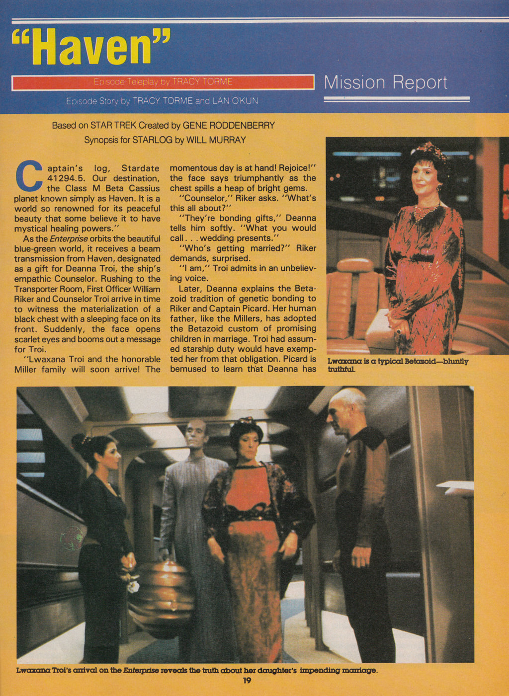 Read online Star Trek The Next Generation (1990) comic -  Issue #16 - 19