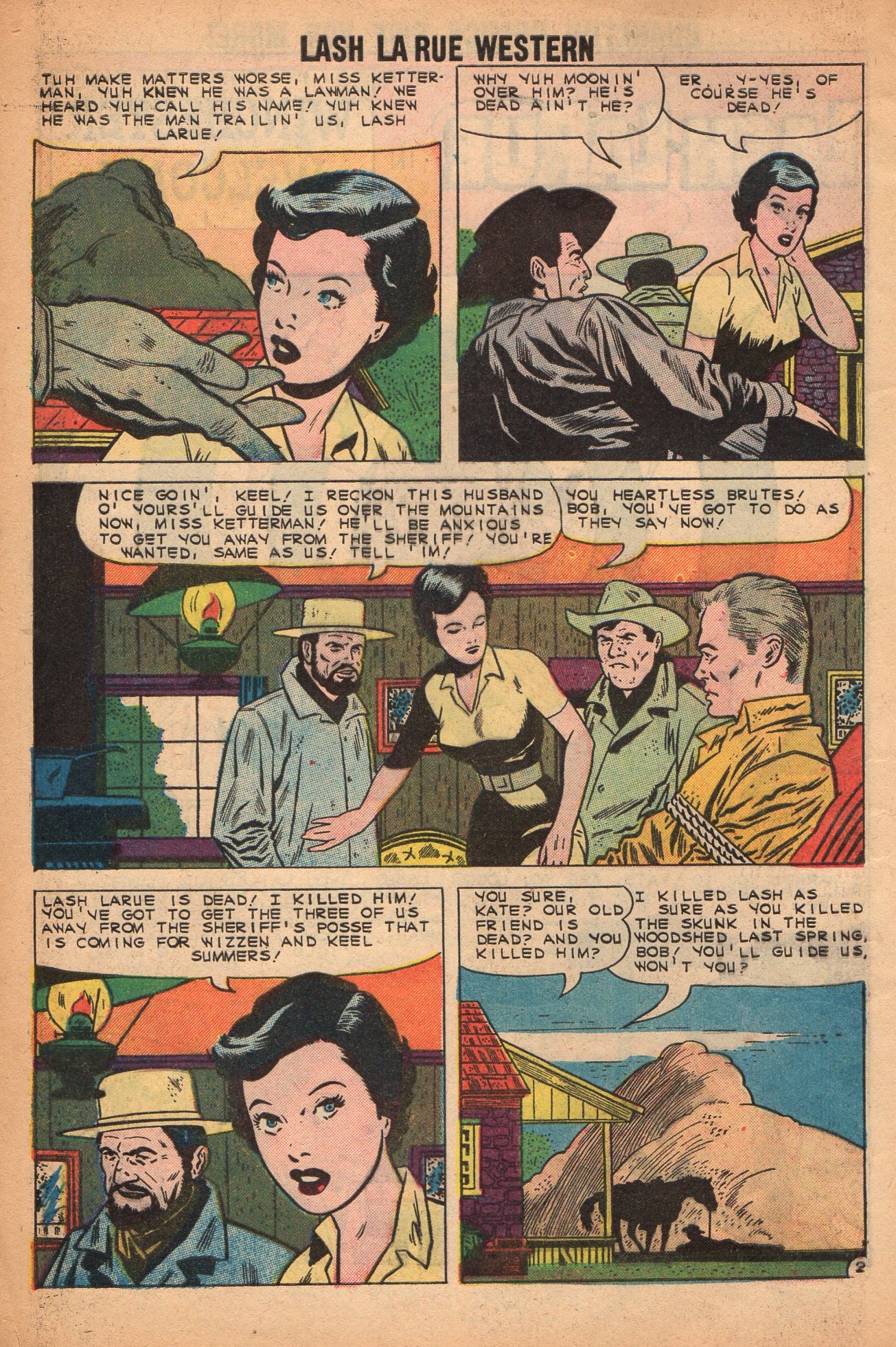Read online Lash Larue Western (1949) comic -  Issue #81 - 4