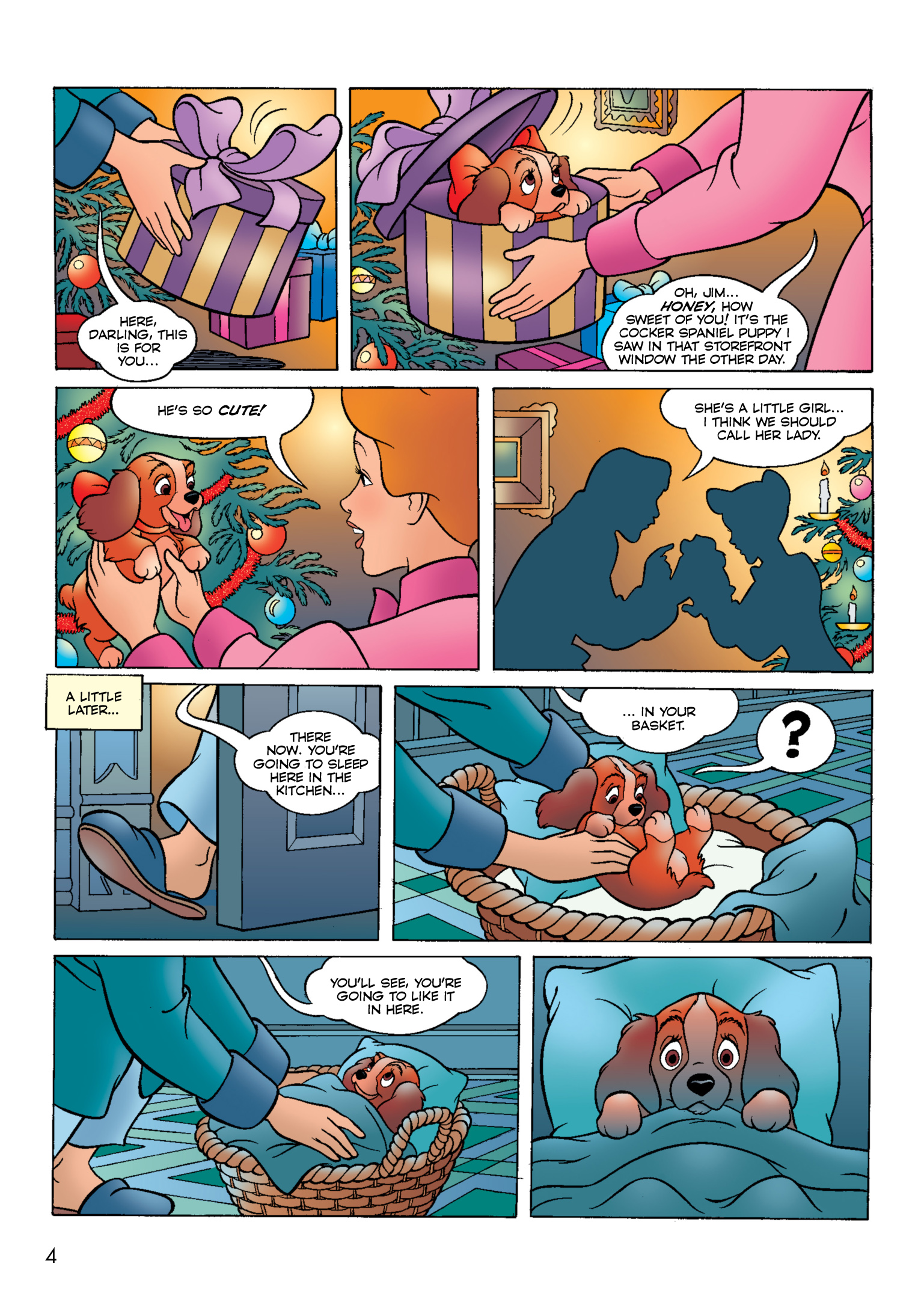 Read online Disney Lady and the Tramp: The Story of the Movie in Comics comic -  Issue # Full - 5