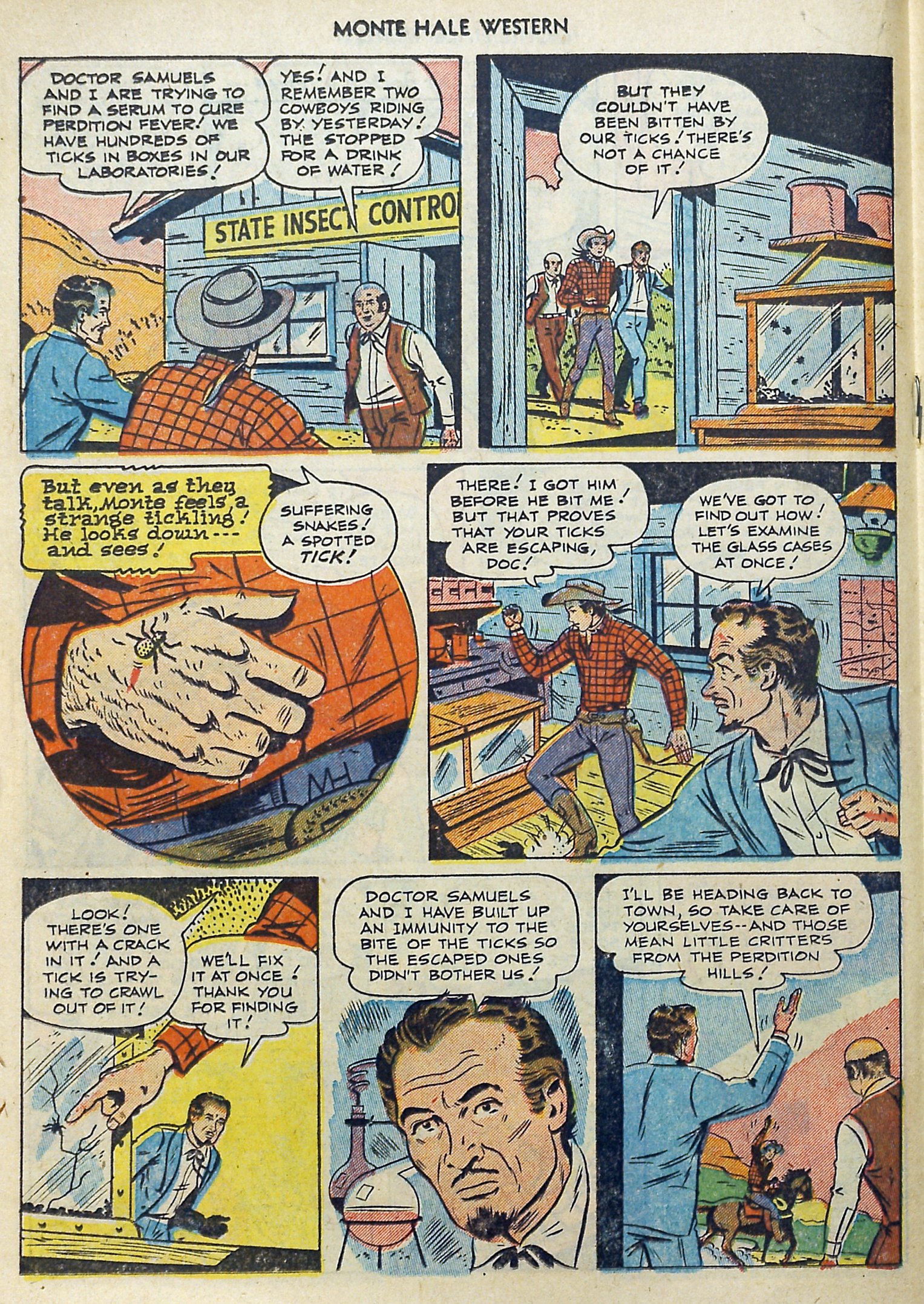 Read online Monte Hale Western comic -  Issue #71 - 17
