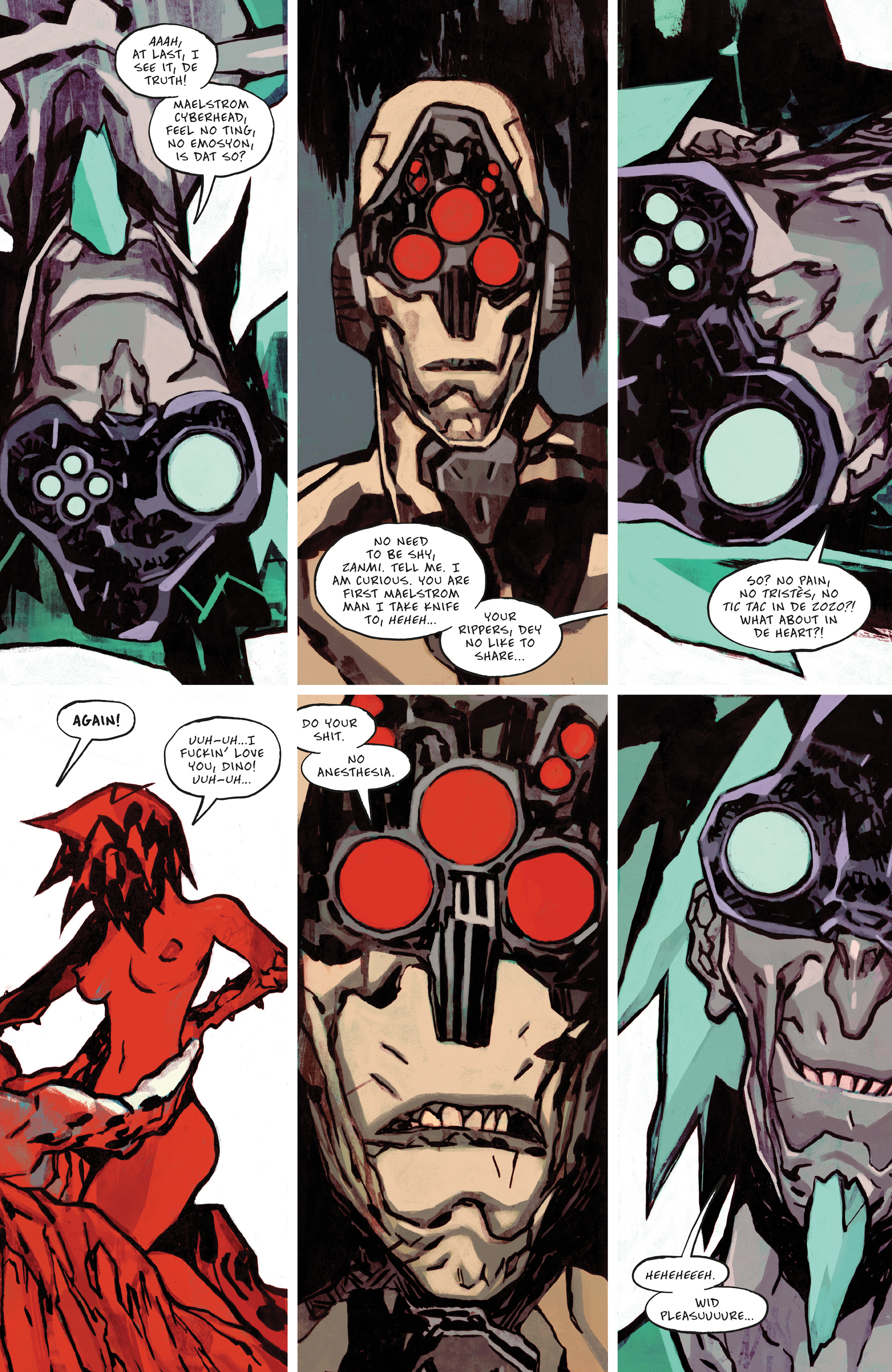 Read online Cyberpunk 2077: XOXO comic -  Issue #3 - 9