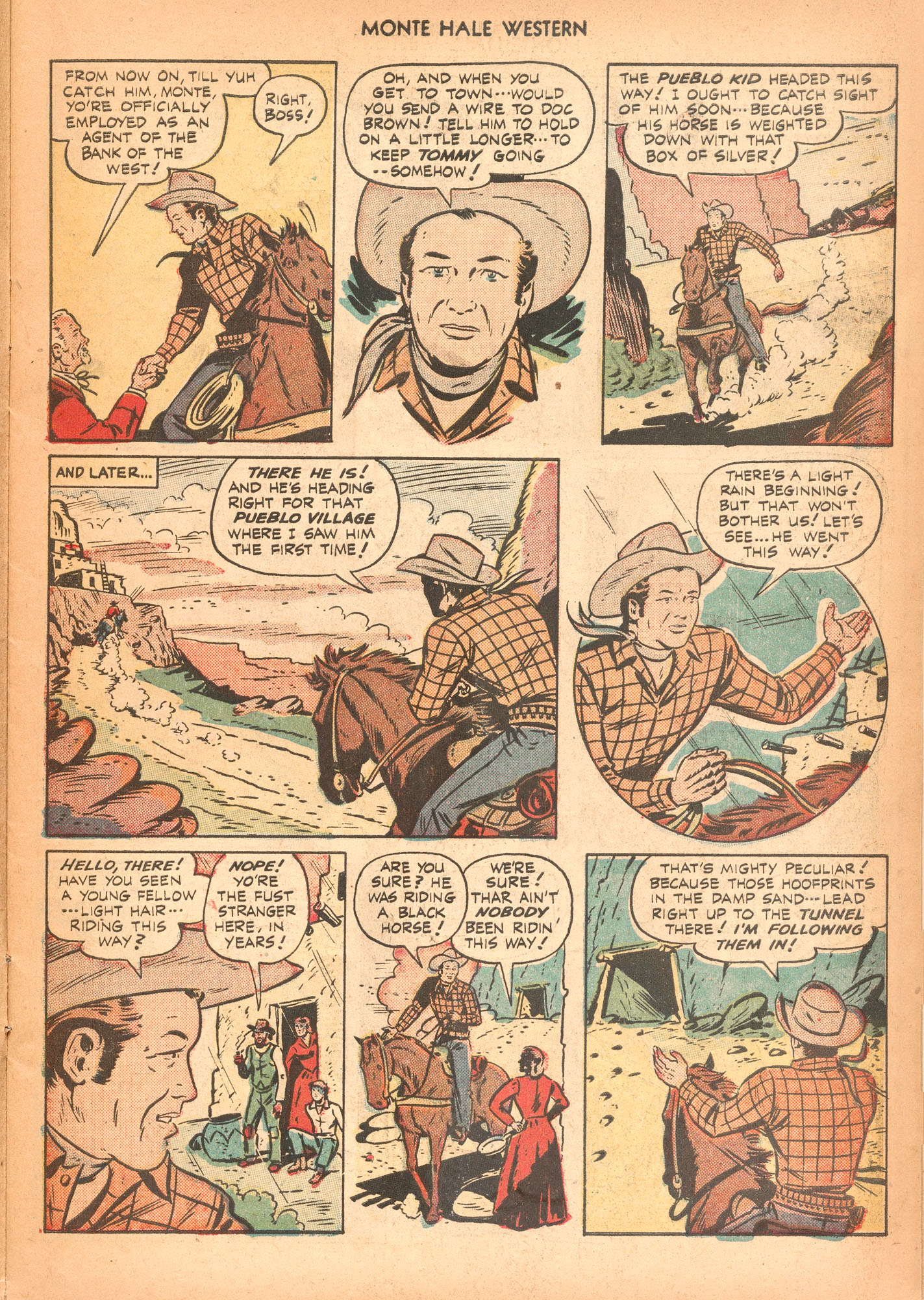 Read online Monte Hale Western comic -  Issue #37 - 13