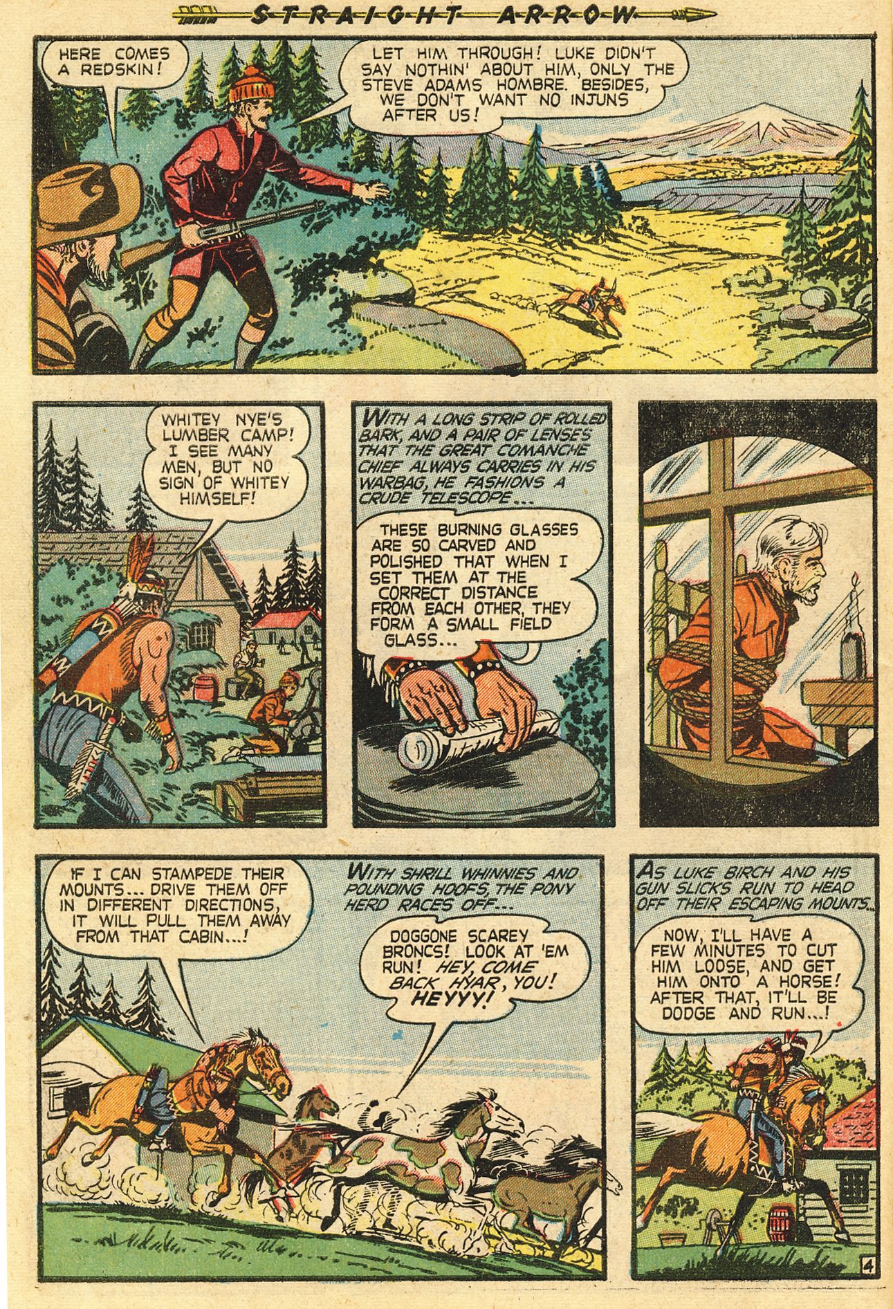 Read online Straight Arrow comic -  Issue #8 - 6