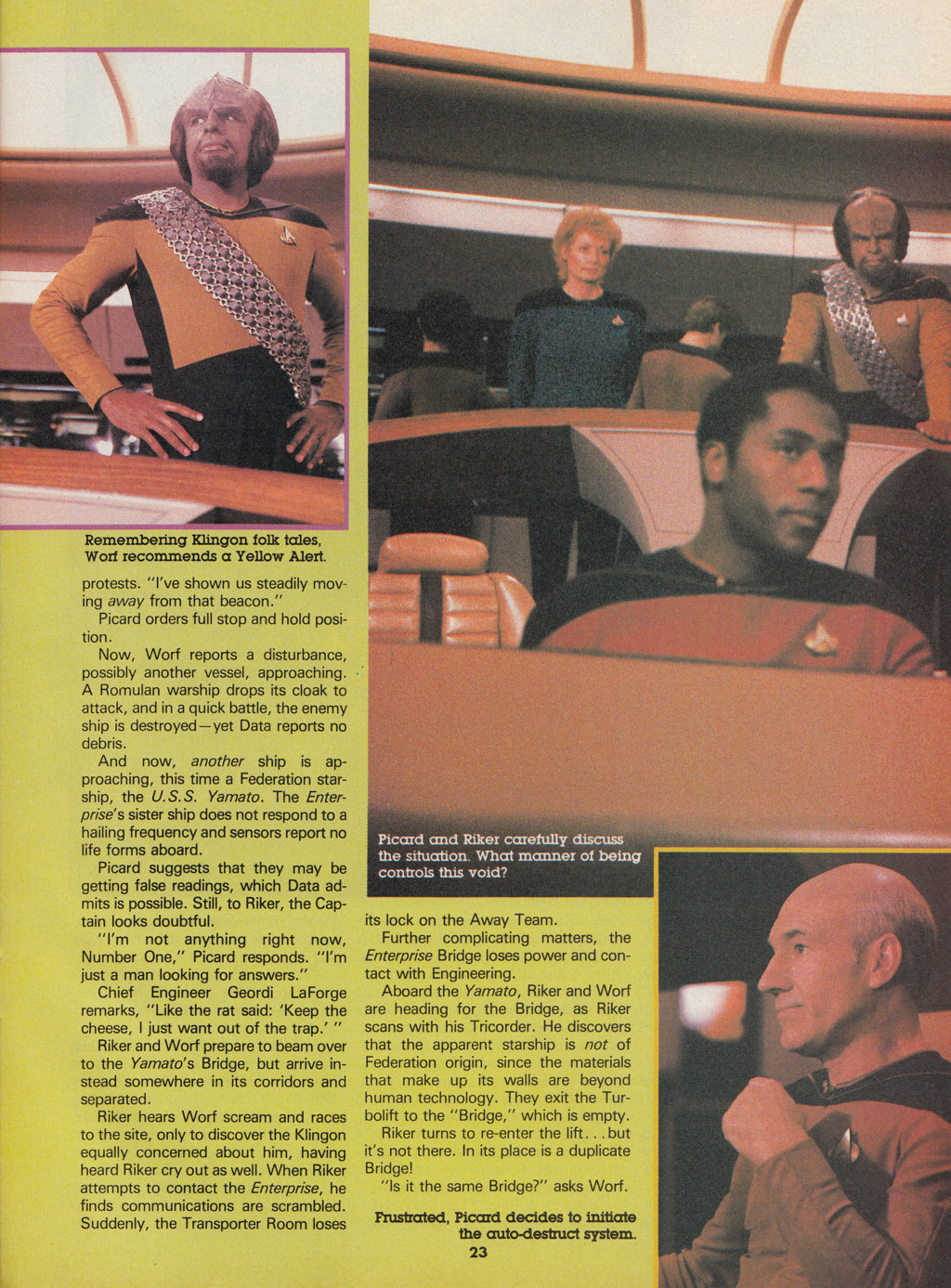Read online Star Trek The Next Generation (1990) comic -  Issue #15 - 23