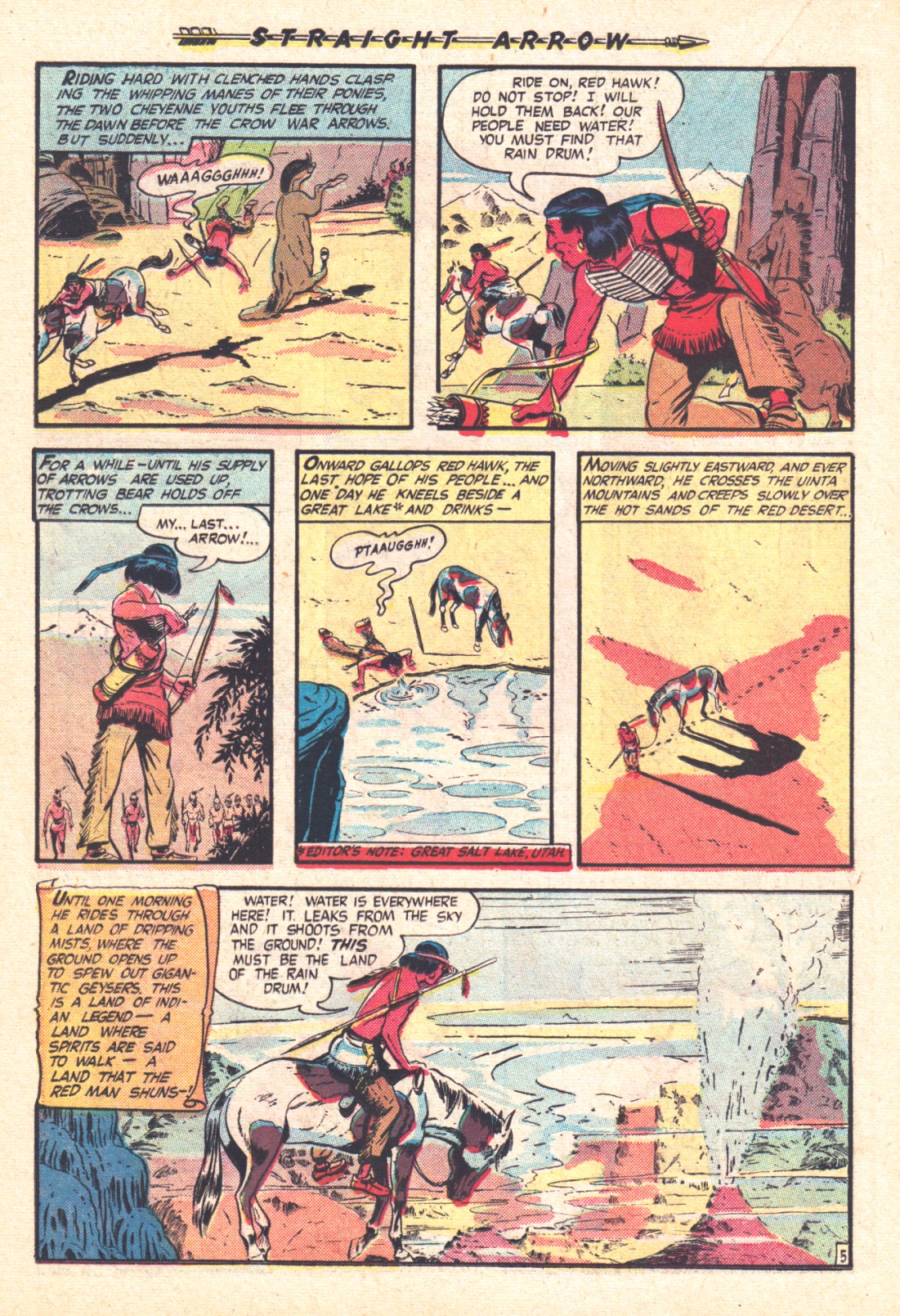 Read online Straight Arrow comic -  Issue #5 - 22