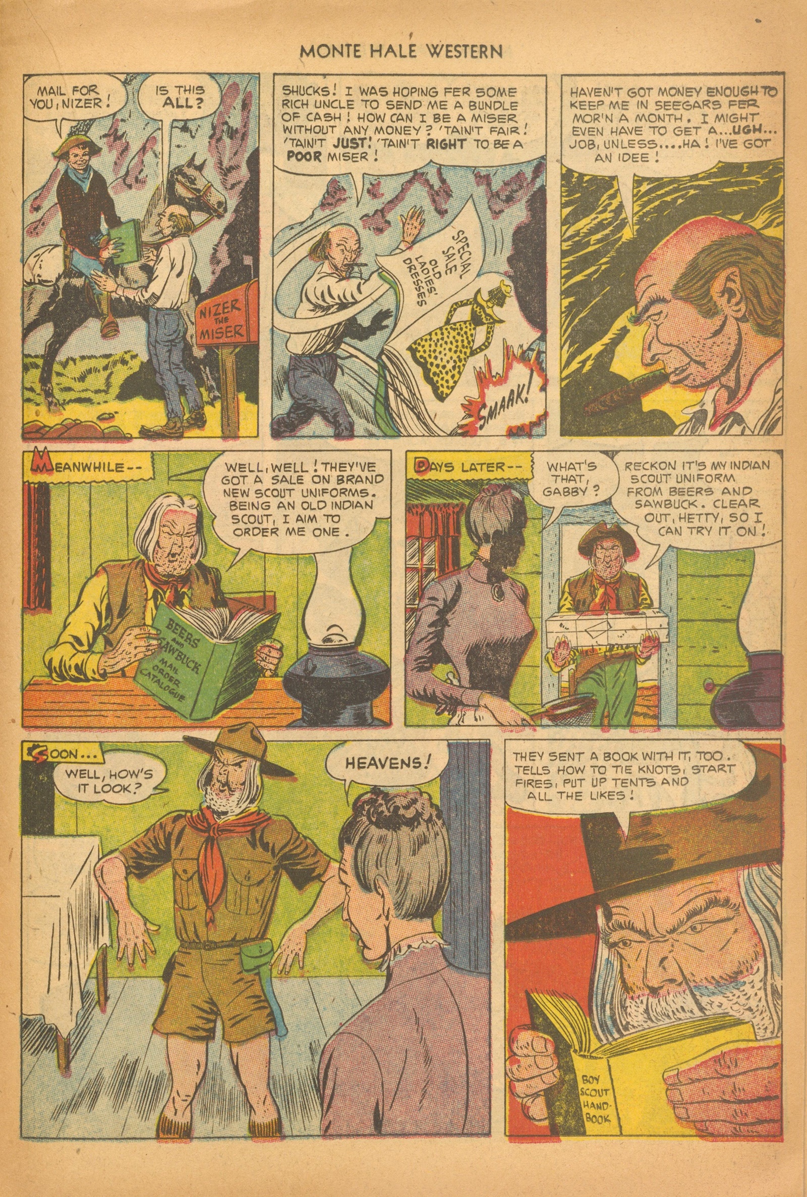Read online Monte Hale Western comic -  Issue #78 - 23