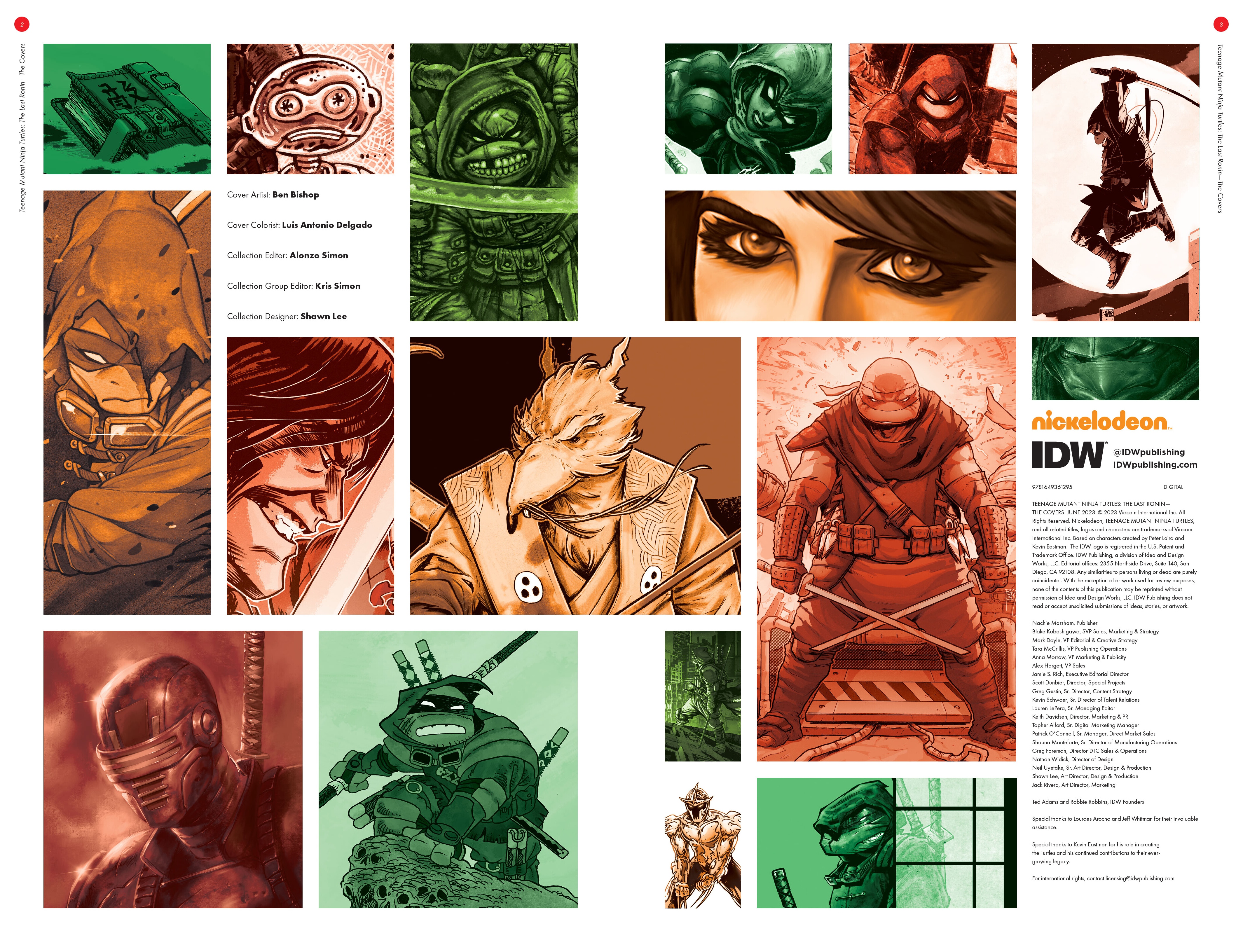 Read online Teenage Mutant Ninja Turtles: The Last Ronin - The Covers comic -  Issue # TPB (Part 1) - 3