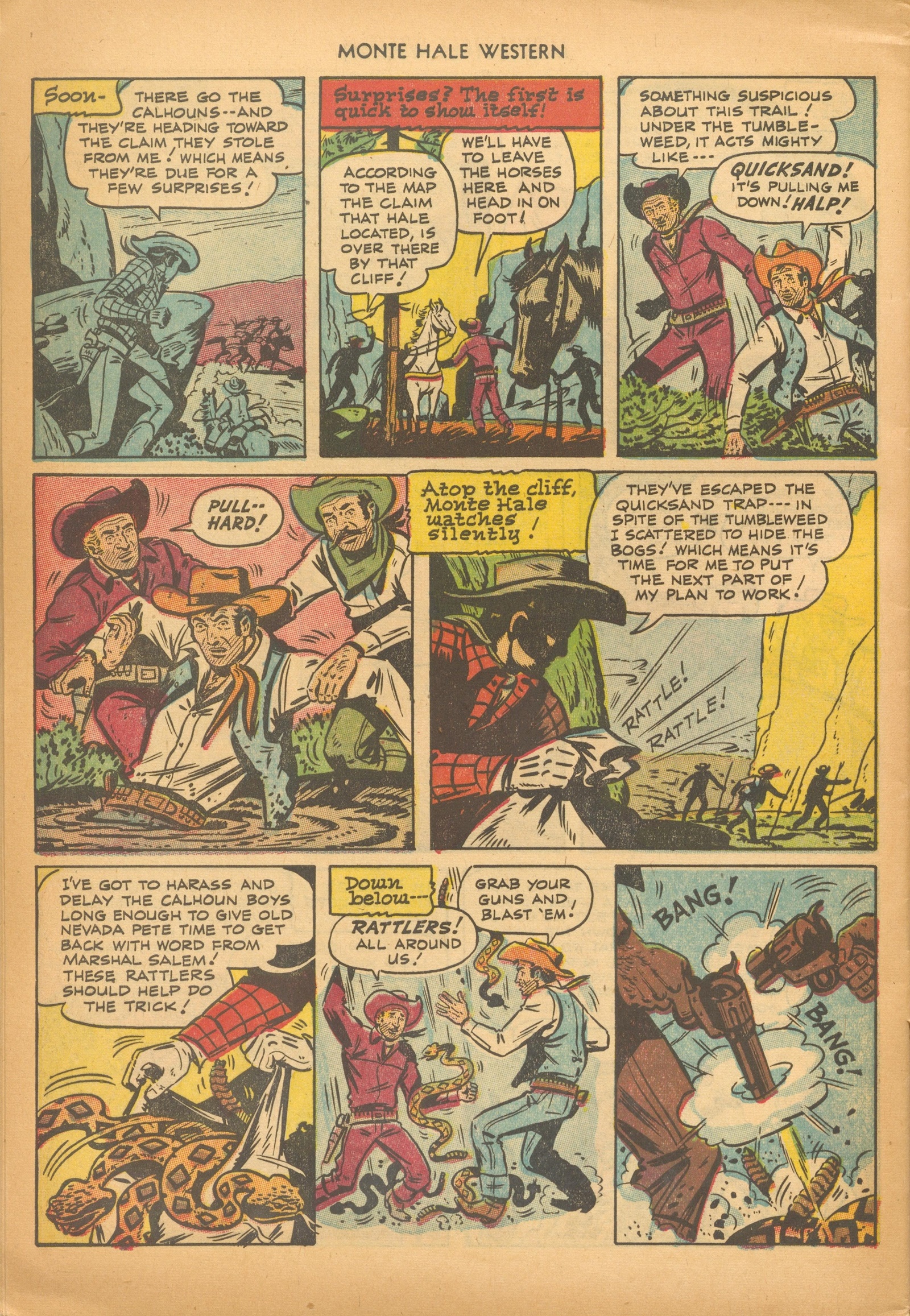 Read online Monte Hale Western comic -  Issue #78 - 32