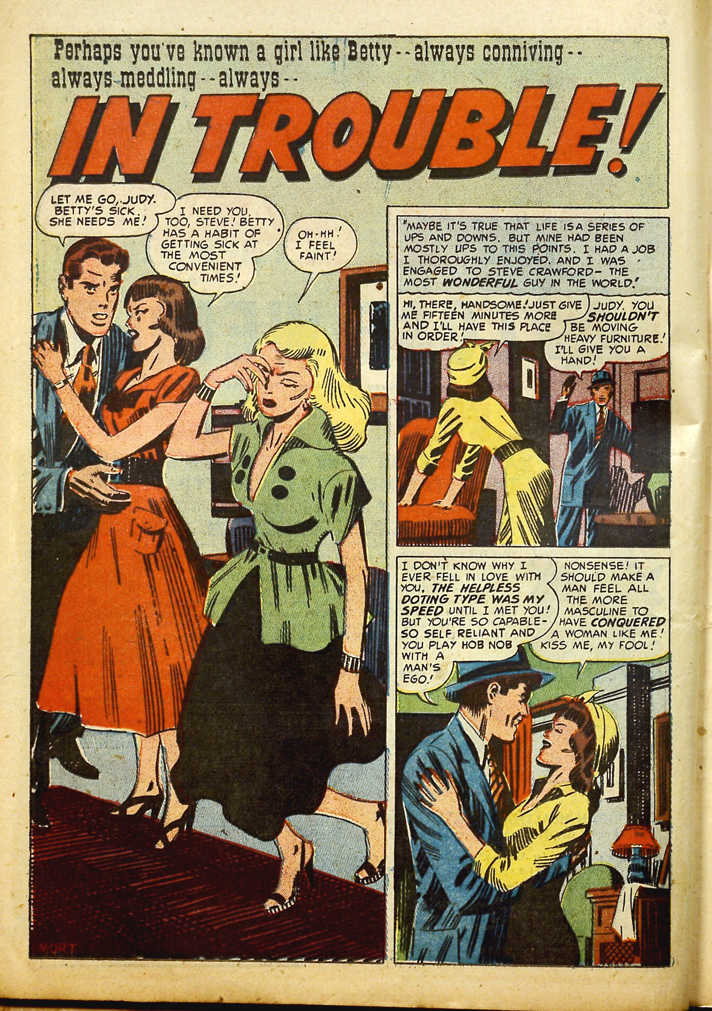 Read online Young Love (1949) comic -  Issue #13 - 14