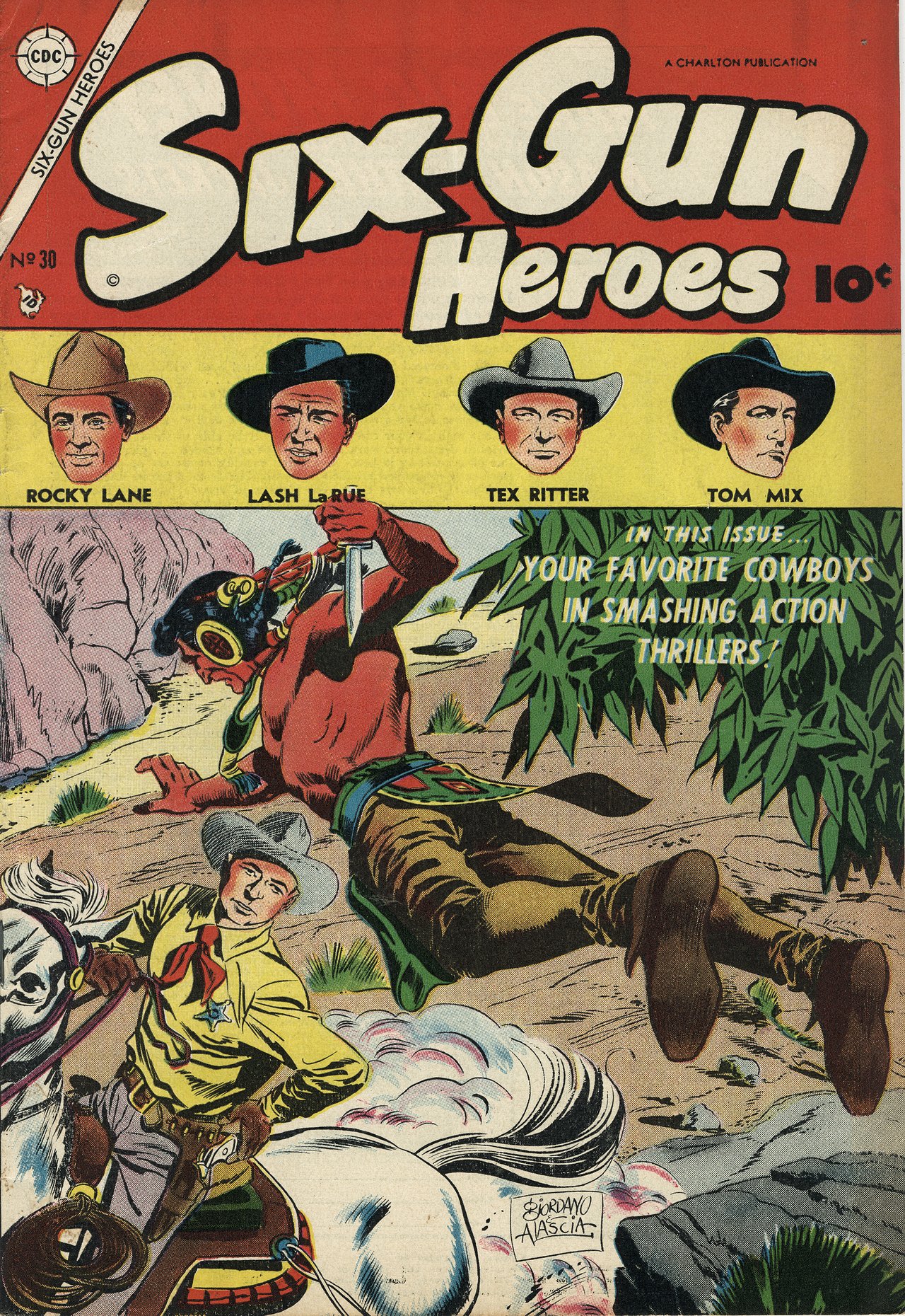 Read online Six-Gun Heroes comic -  Issue #30 - 1