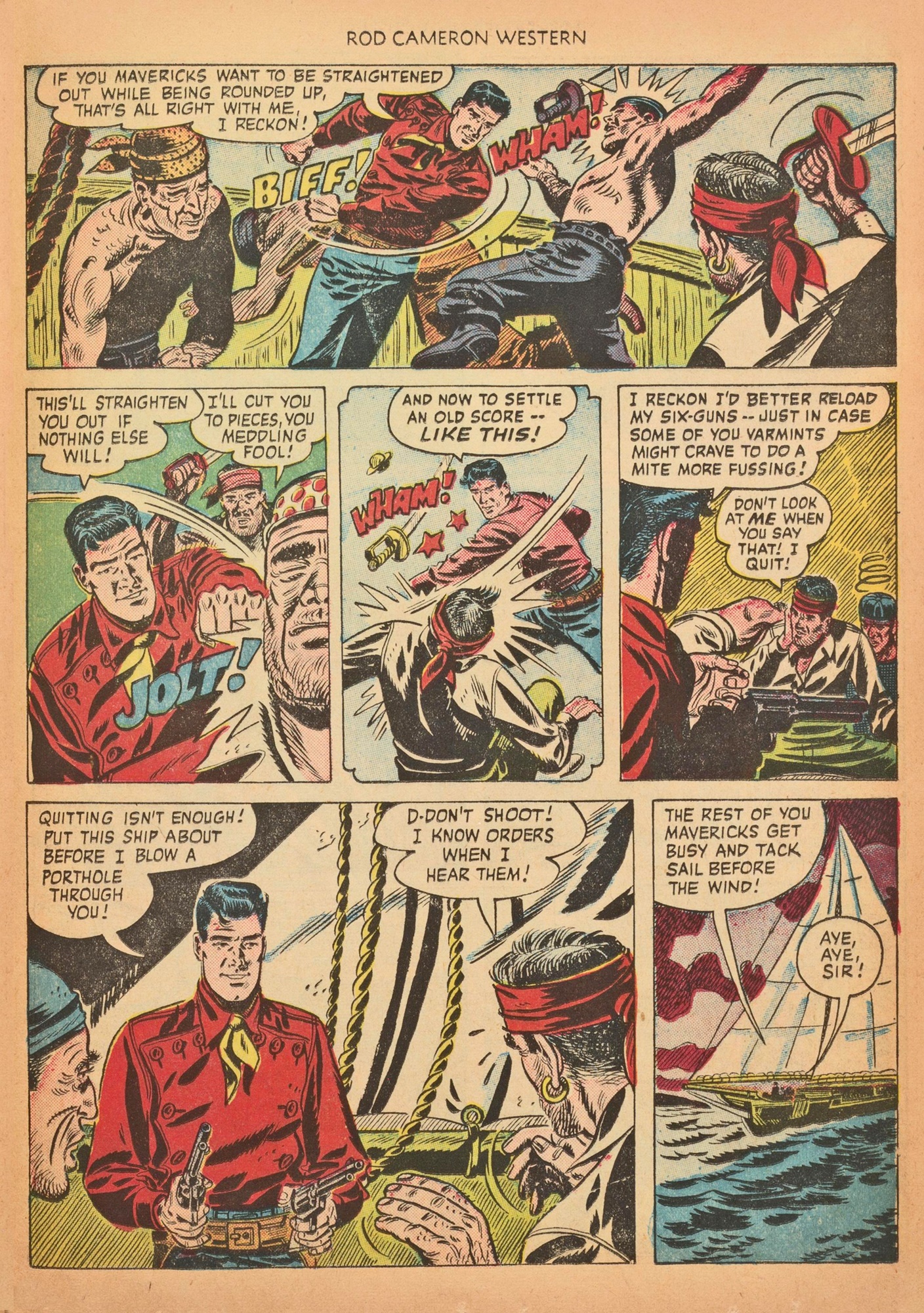 Read online Rod Cameron Western comic -  Issue #8 - 25