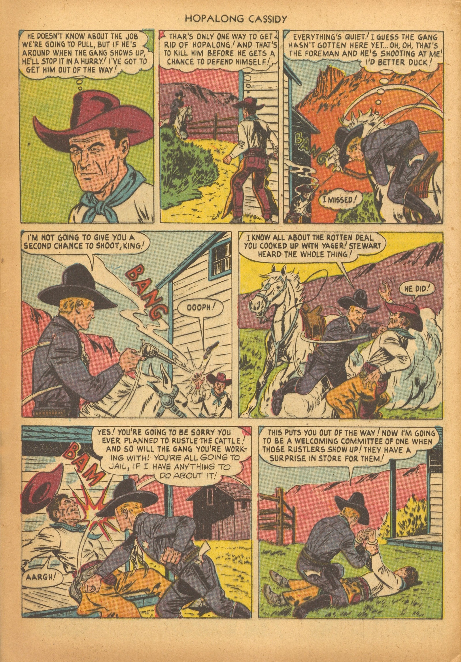 Read online Hopalong Cassidy comic -  Issue #73 - 28