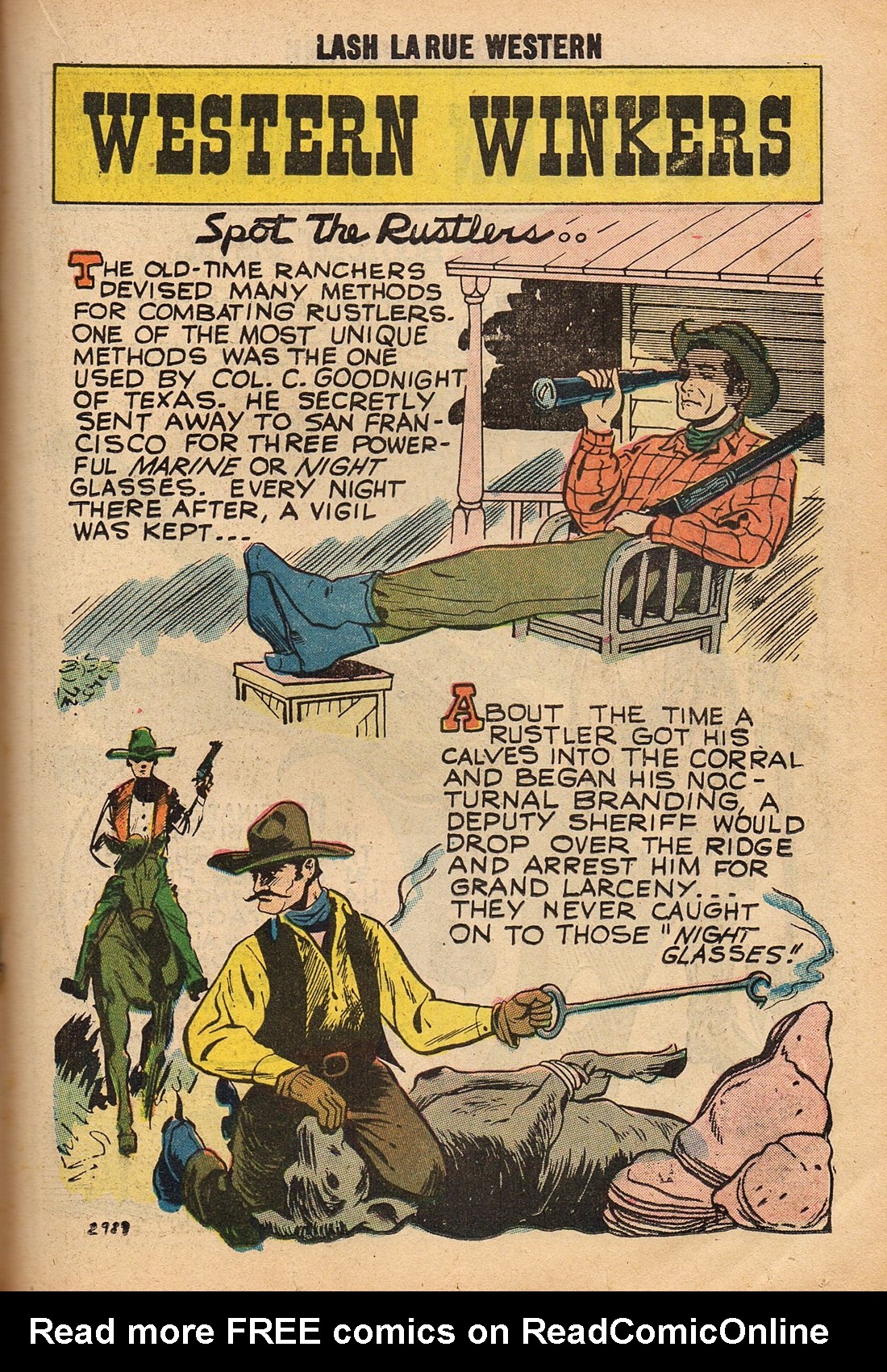 Read online Lash Larue Western (1949) comic -  Issue #67 - 35