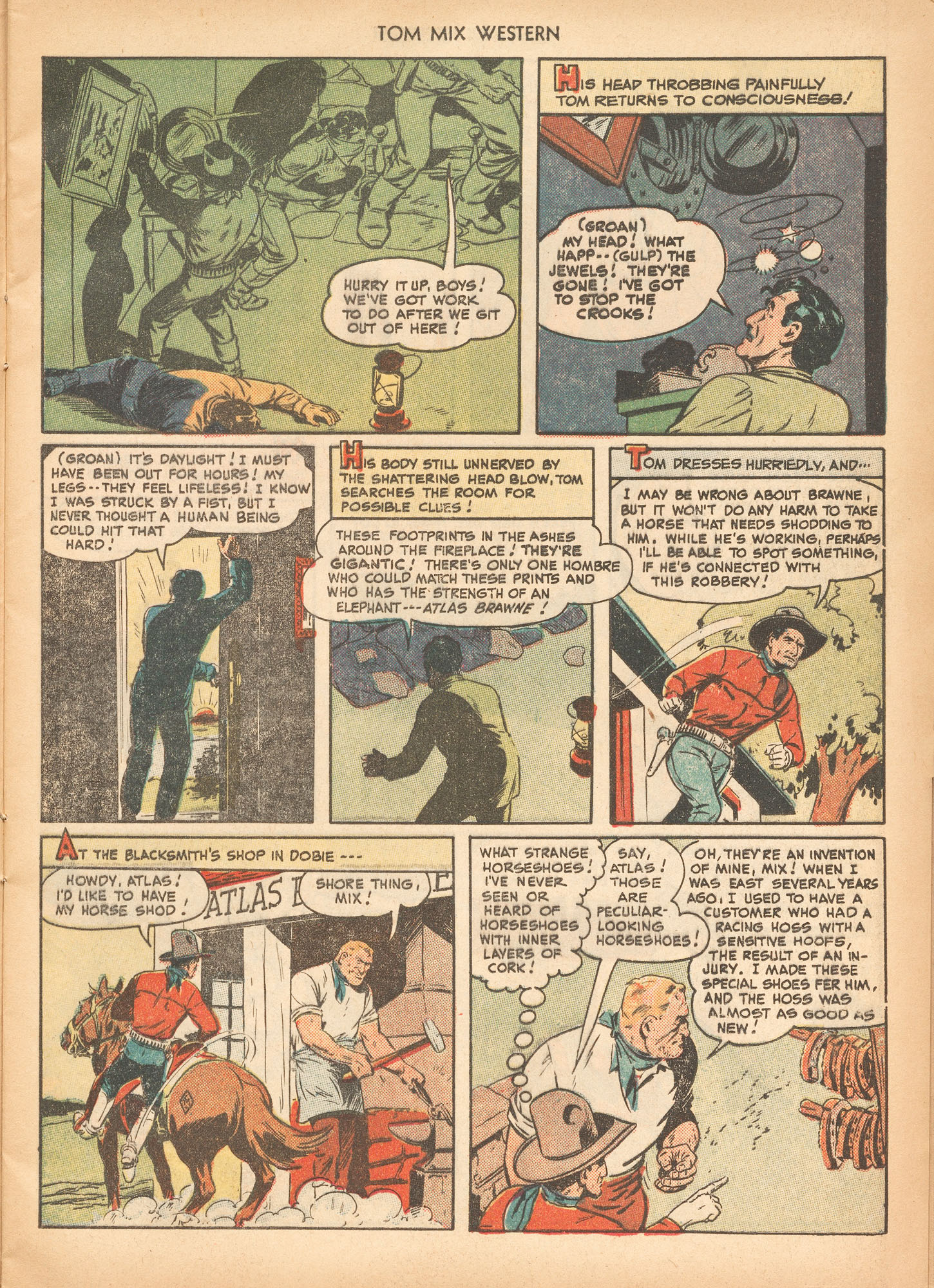 Read online Tom Mix Western (1948) comic -  Issue #23 - 17