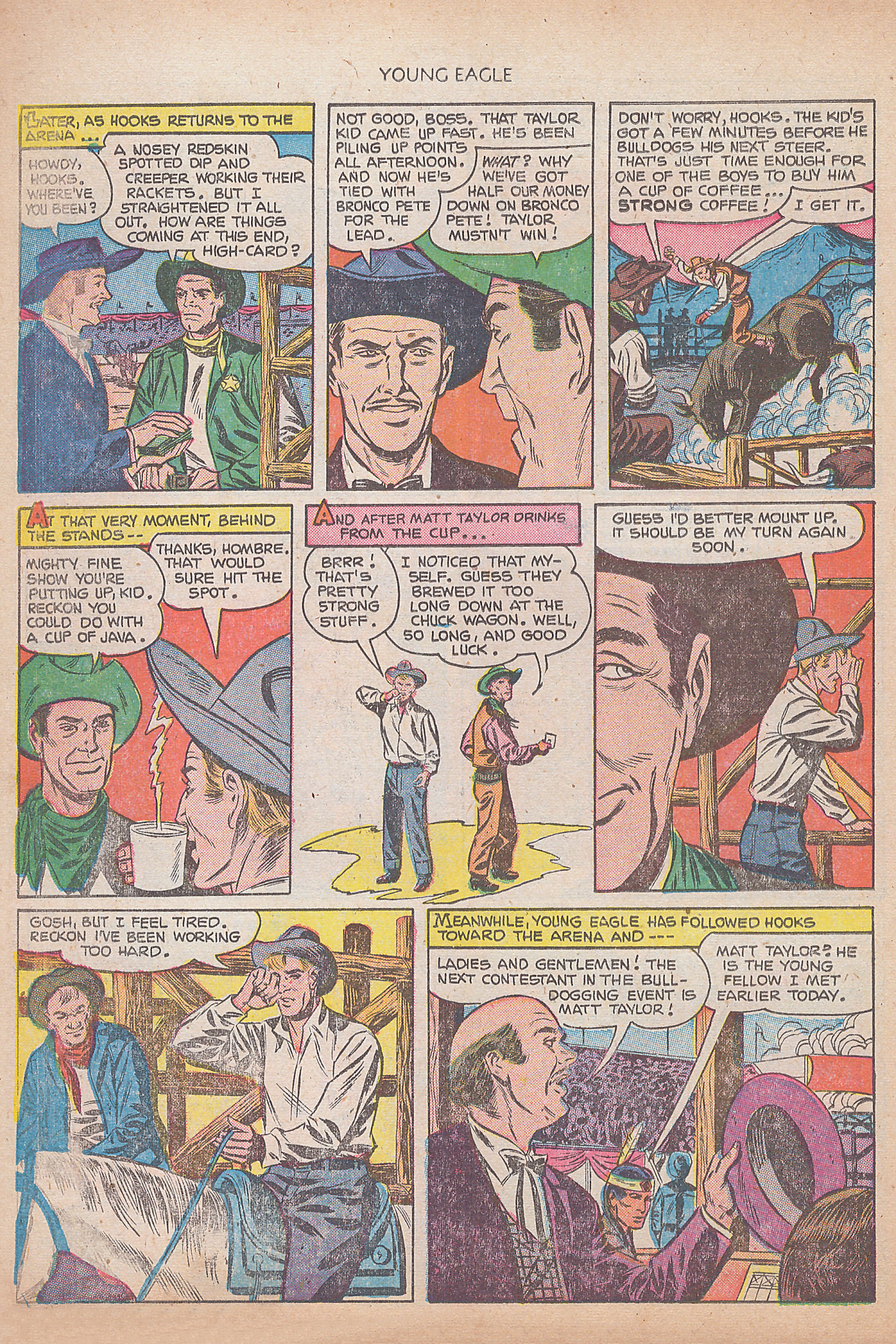 Read online Young Eagle comic -  Issue #8 - 10