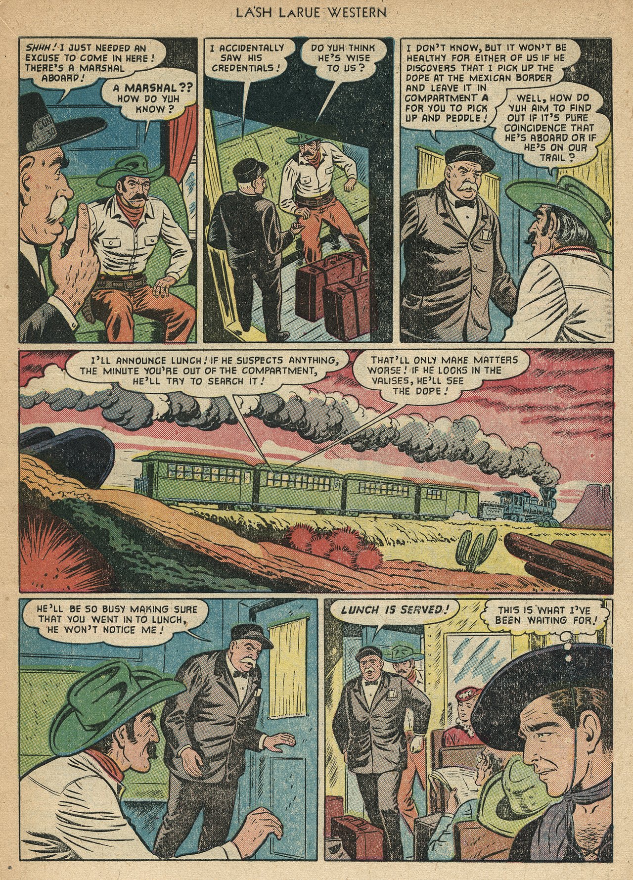 Read online Lash Larue Western (1949) comic -  Issue #22 - 7