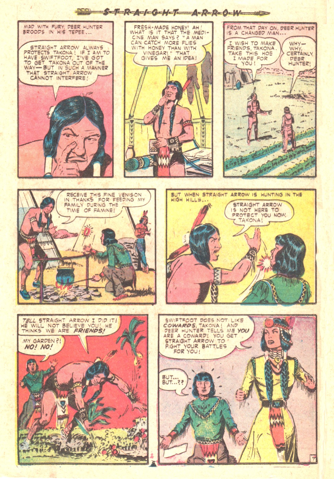 Read online Straight Arrow comic -  Issue #27 - 32