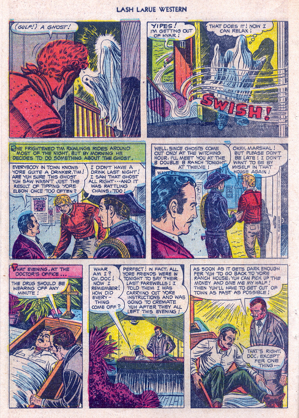 Read online Lash Larue Western (1949) comic -  Issue #45 - 8