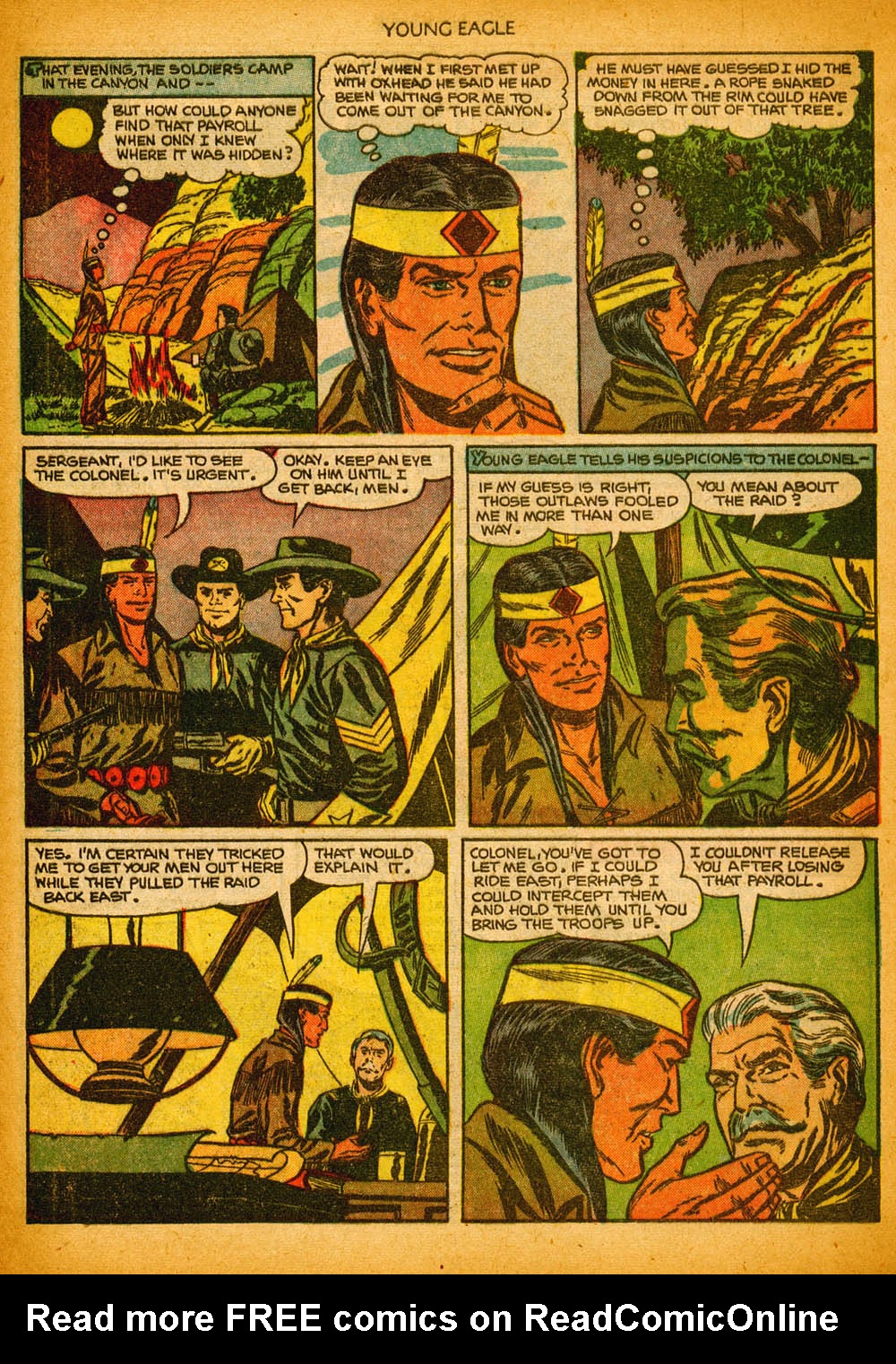 Read online Young Eagle comic -  Issue #10 - 12